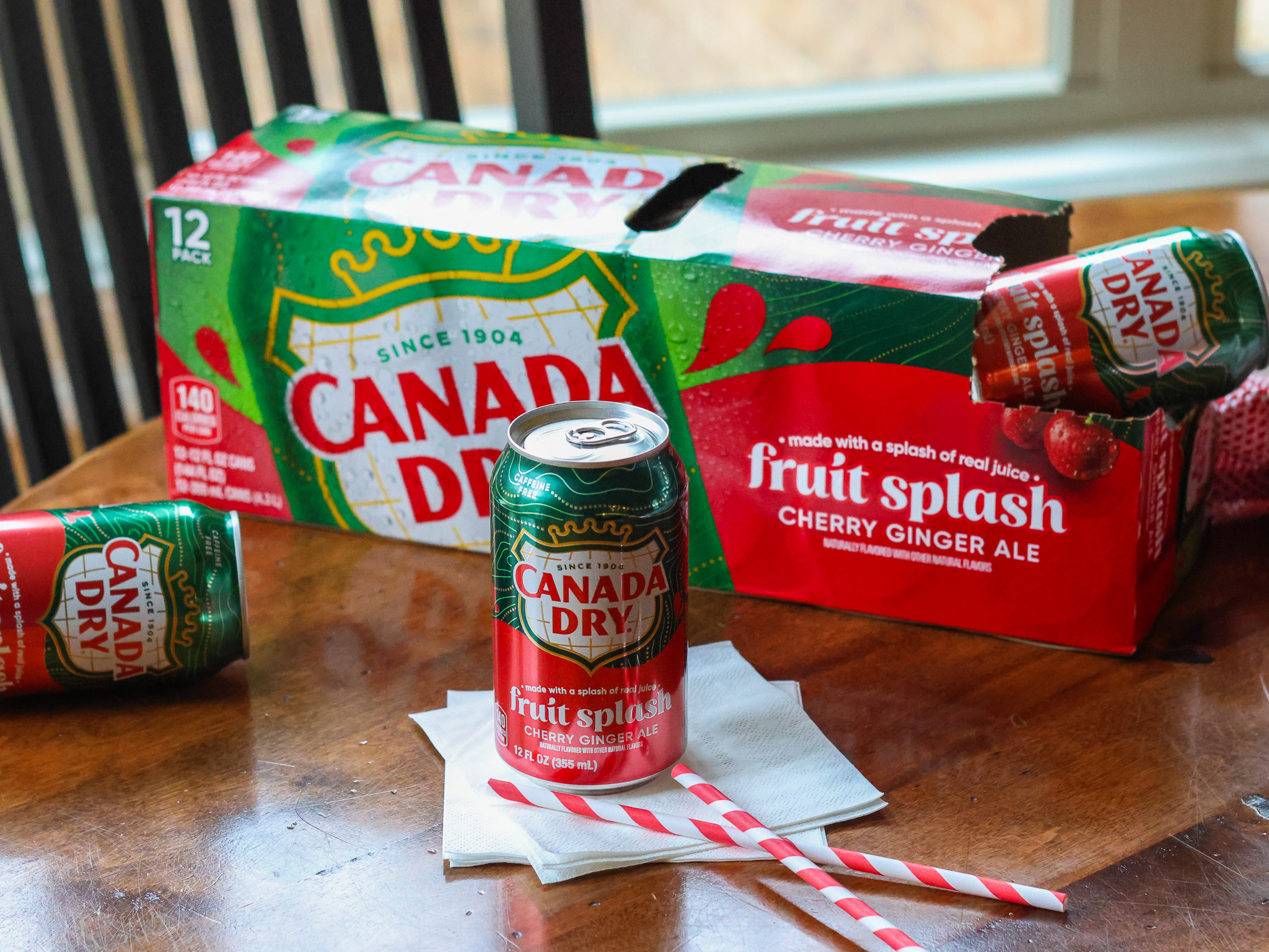Canada Dry Fruit Splash Ginger Ale 12 Packs As Low As $3.50 Each At Kroger