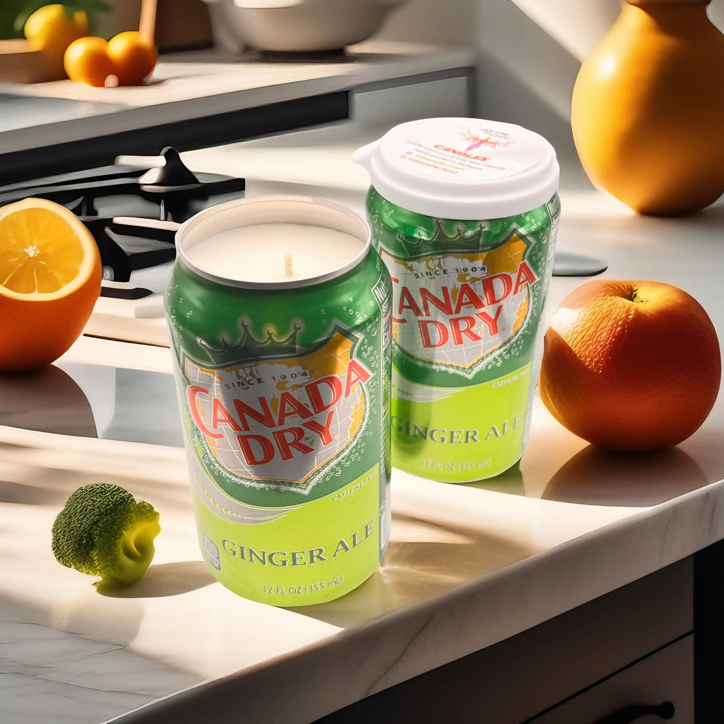 Canada Dry Ginger Ale Candle. Hand Poured Soda Can Candle oz Soda Themed oz Can