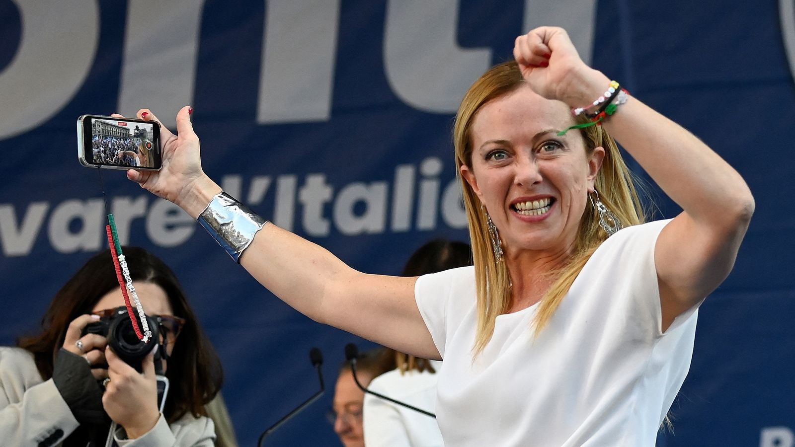 Giorgia Meloni: She's called for a naval blockade of Africa to stop migrants