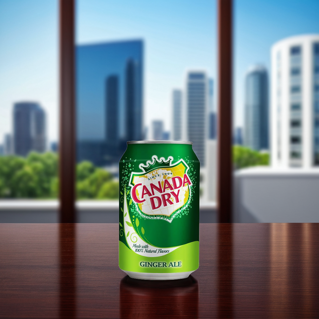 Canada Dry Ginger Ale Soda 12 OZ 12 Case