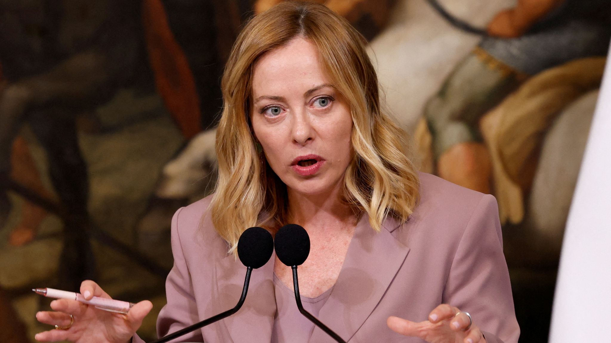 Italy's Giorgia Meloni 'disgusted' as adult site posts altered image of women including herself