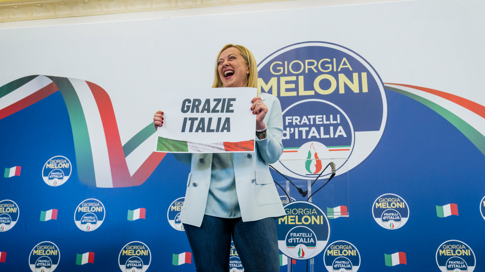 Giorgia Meloni Wins Voting in Italy, in Breakthrough for Europe's Hard Right