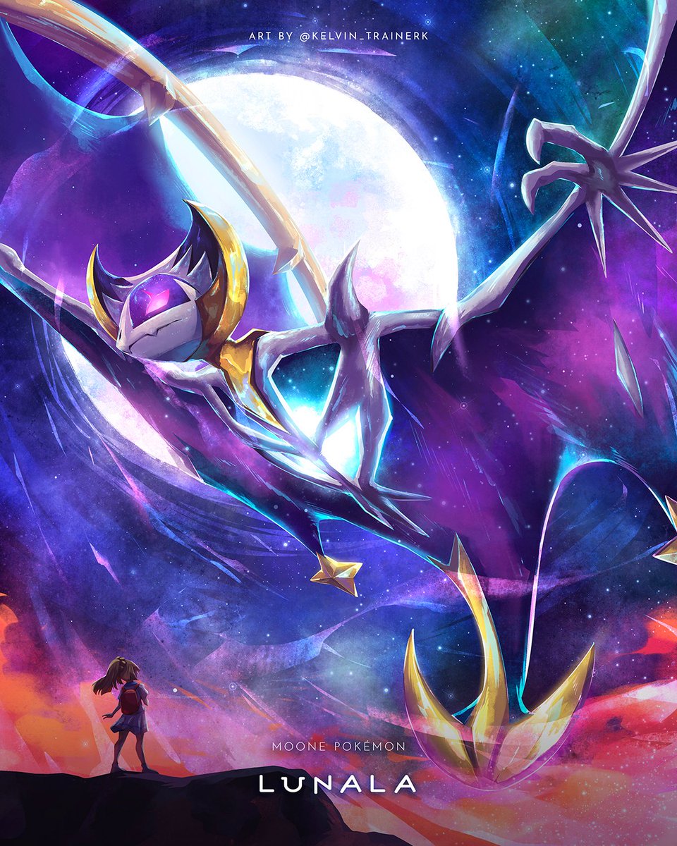 LegendsDiscovered: LUNALA! What do you think of #Lunala? Enjoy! RTs are much appreciated