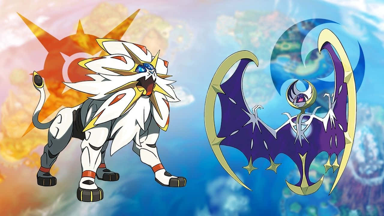 Download Pokemon Sun And Moon Solgaleo And Lunala Wallpaper