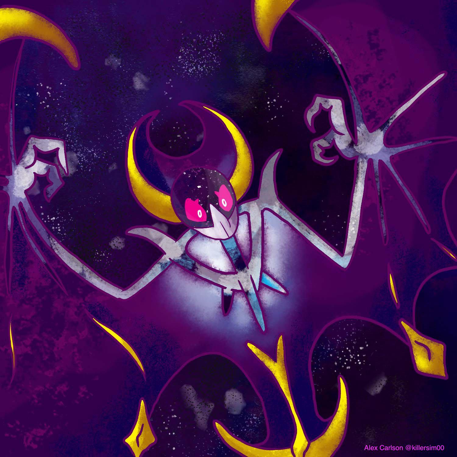 ART I really love Lunala! Drawn in PS