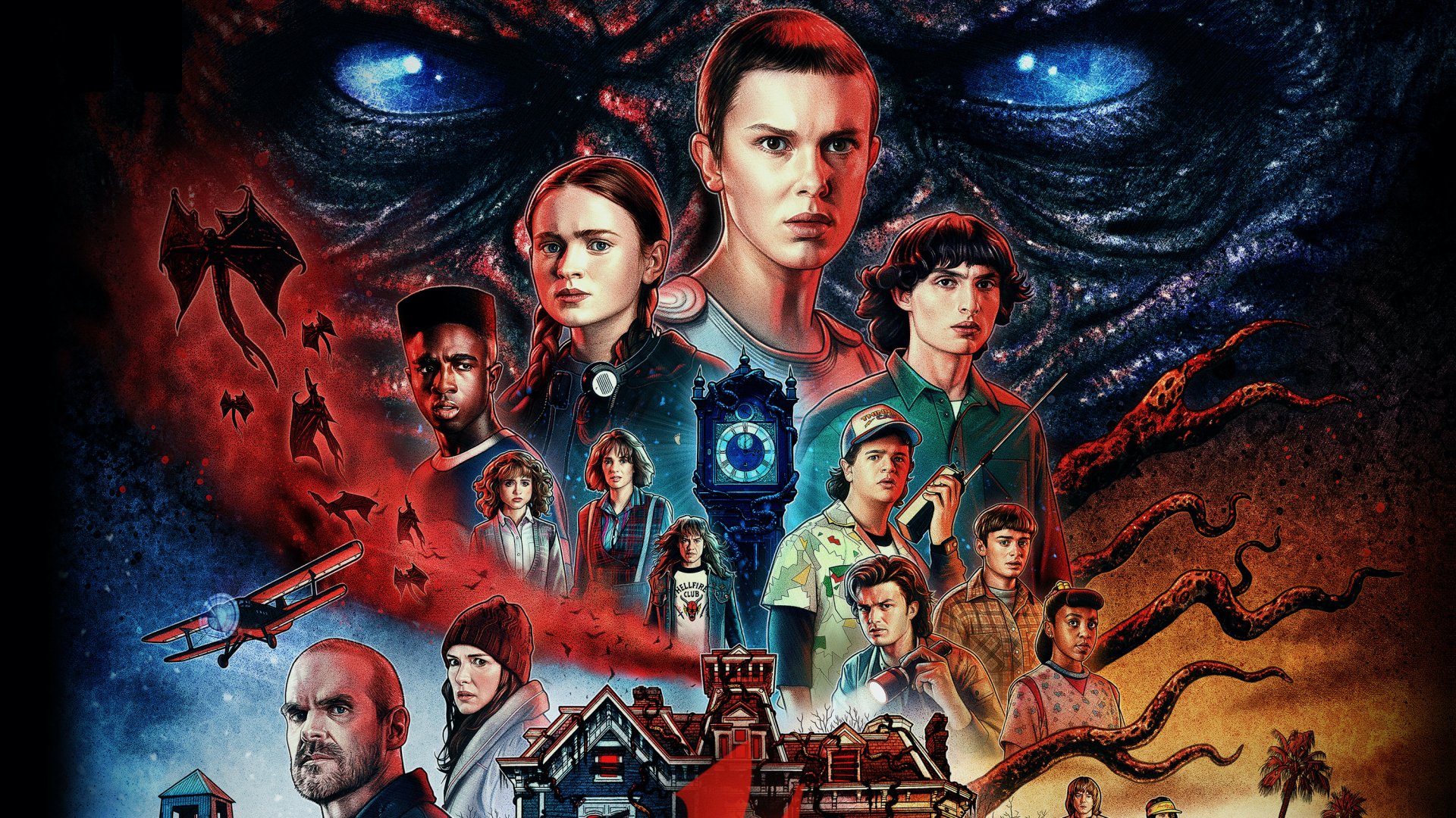 Stranger Things HD Wallpaper: Epic TV Show Adventure Unleashed