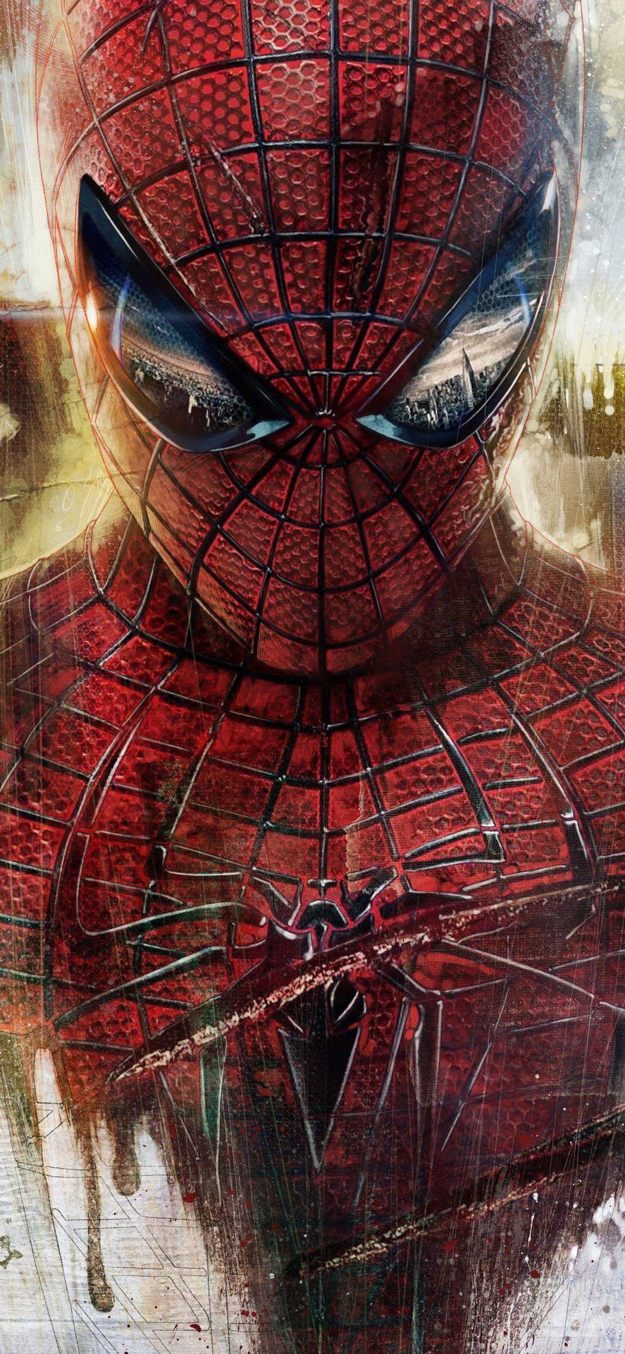 Download Hurt Spider Man Superhero IPhone Wallpaper