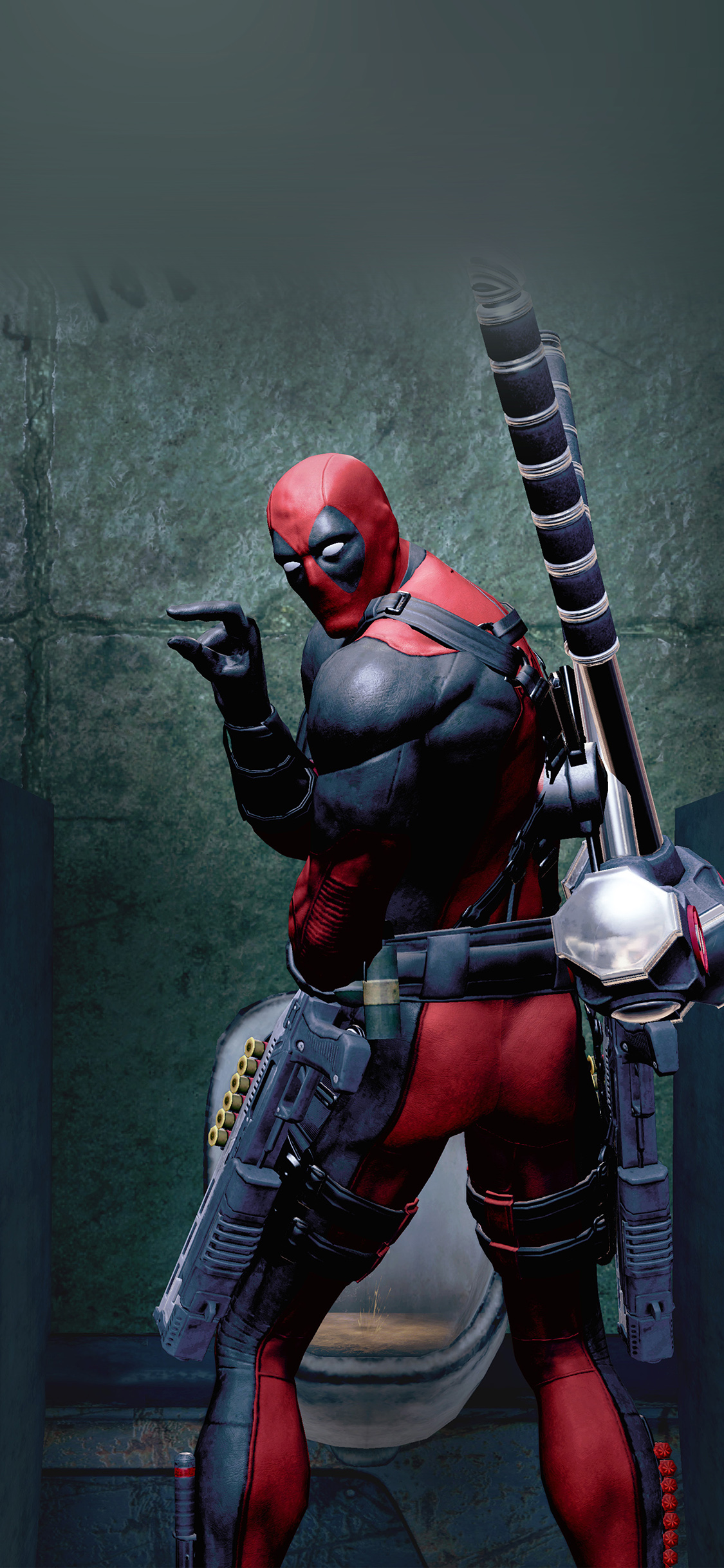 iPhone X wallpaper. deadpool superhero art pee marvel