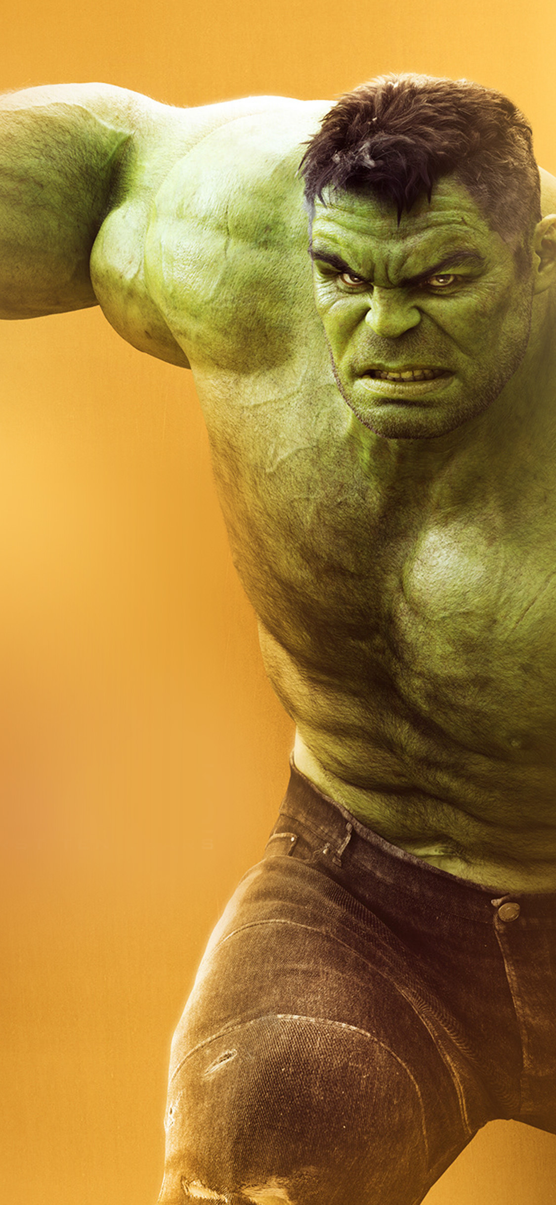 iPhone X wallpaper. hulk marvel hero art