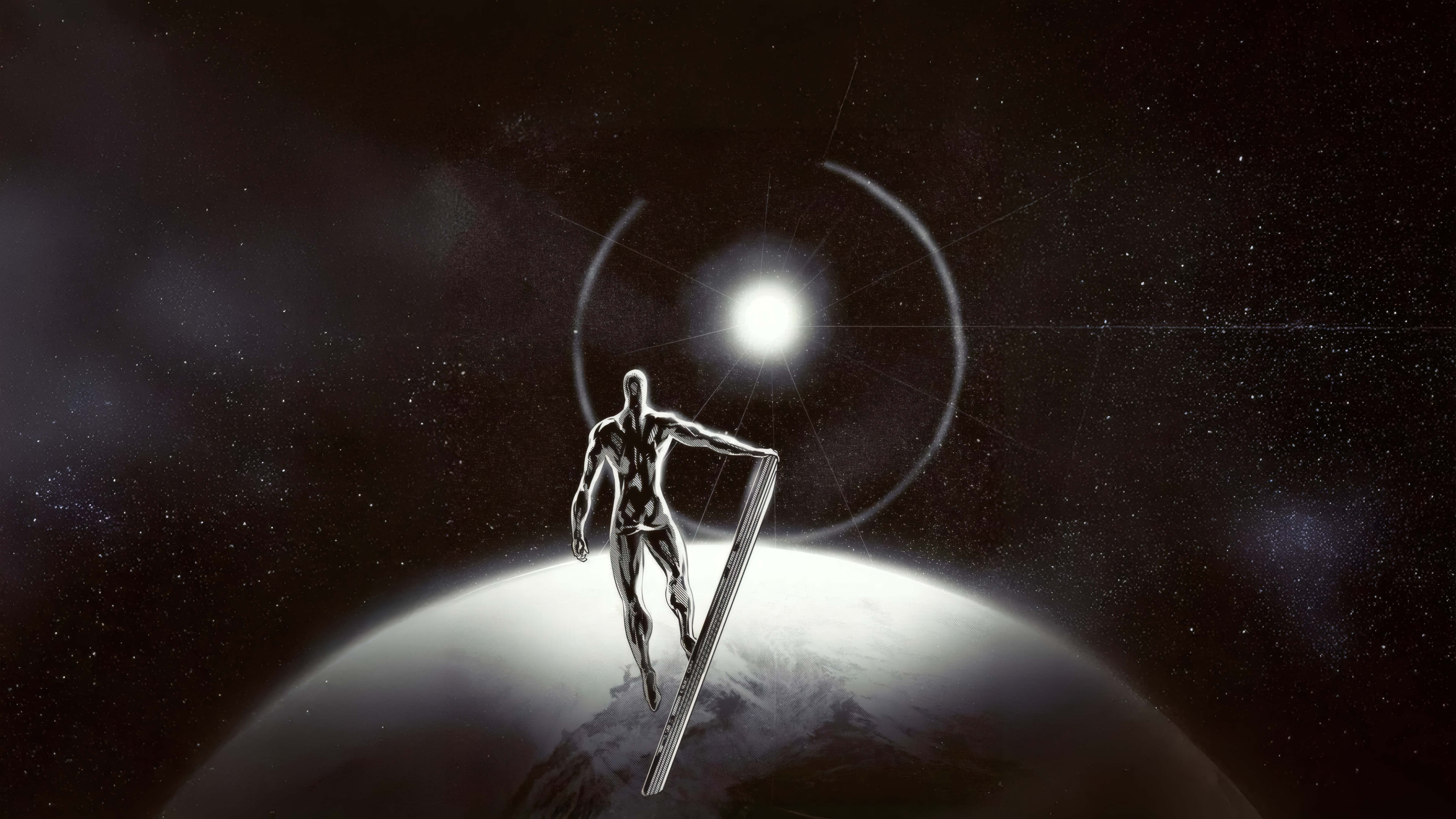 Silver Surfer Wallpaper as high quality [7680x4320]