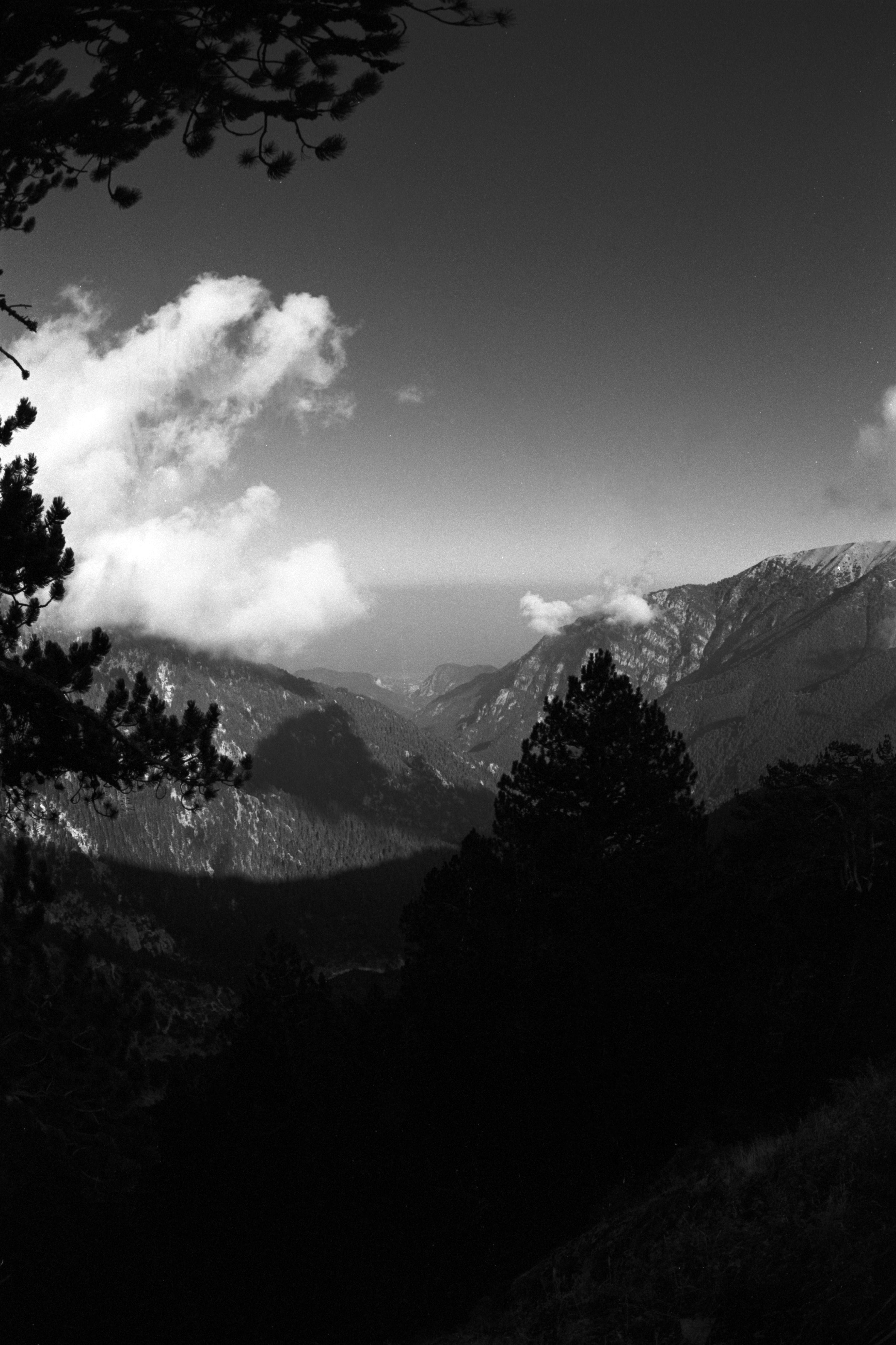 Valley in Black and White · Free