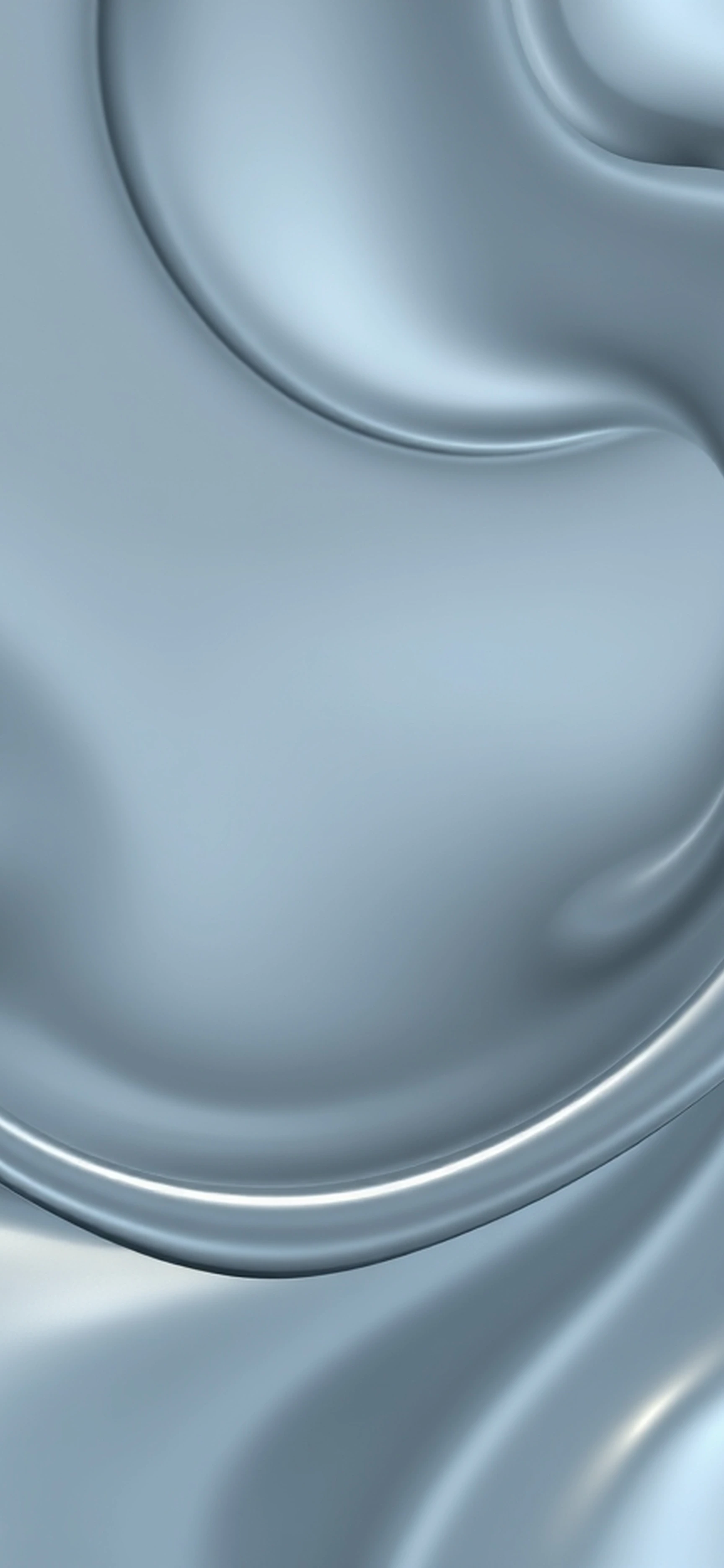 Liquid Glass Metallic Gray Simple And Aesthetic