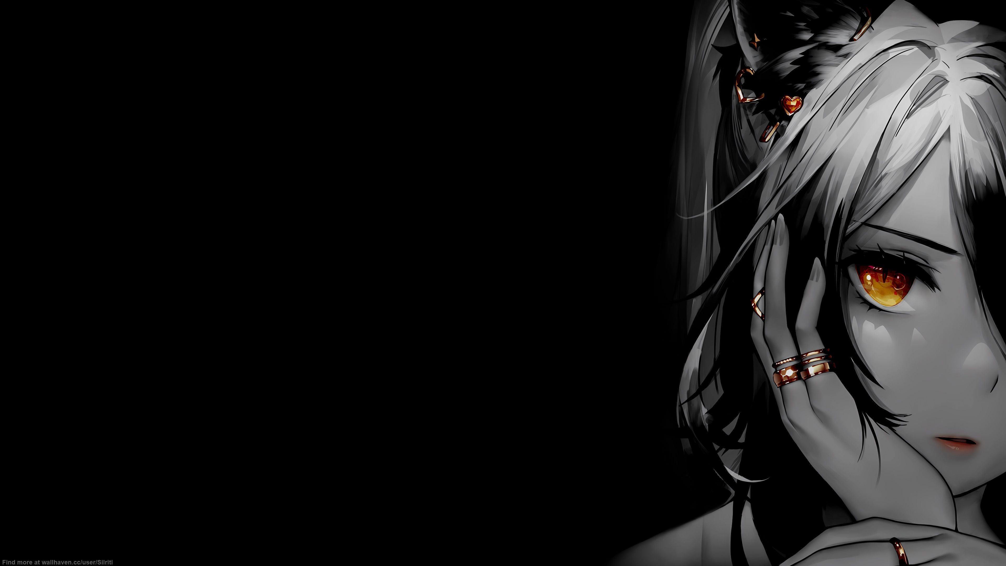Black Anime Girl Wallpaper, HD Black Anime Girl Background on WallpaperBat
