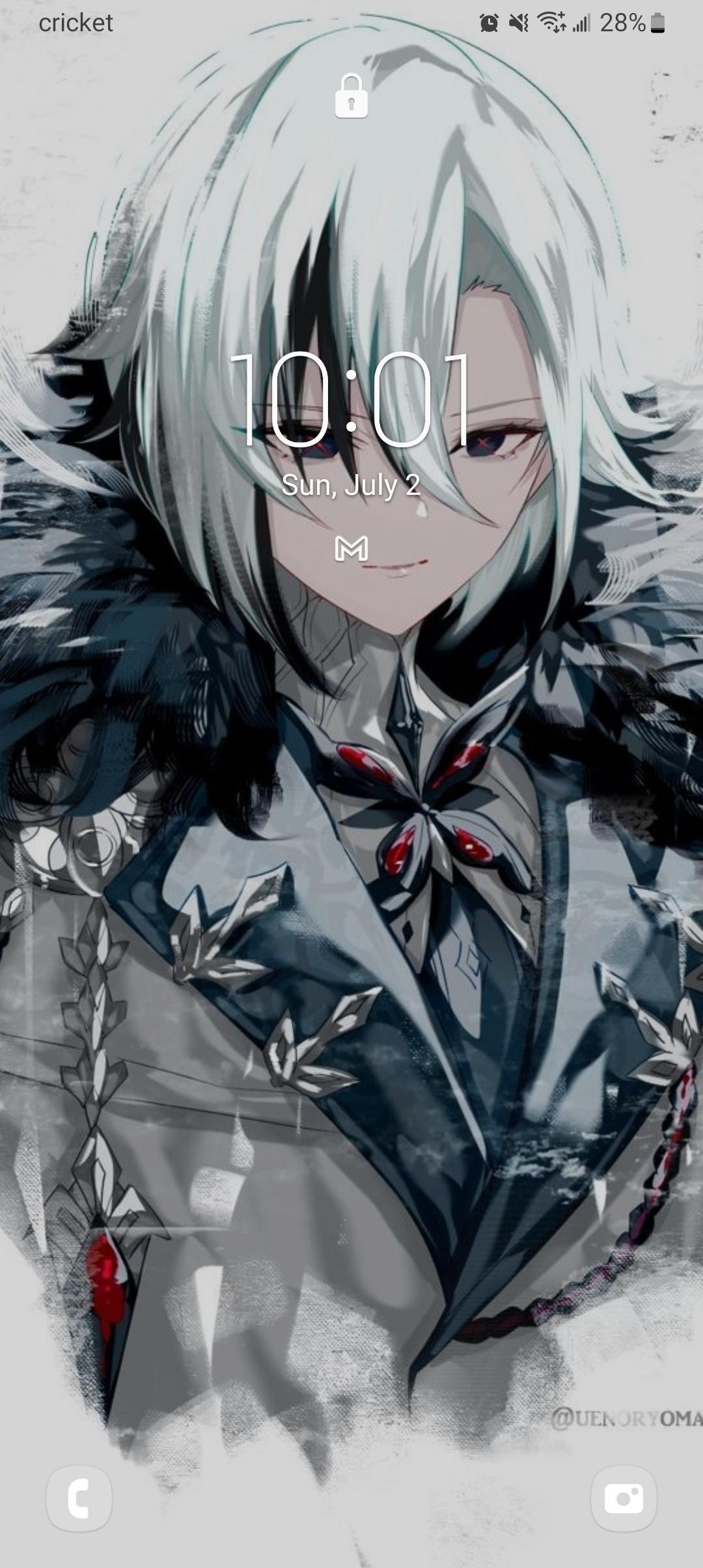 I made an Arlecchino phone theme with custom icons