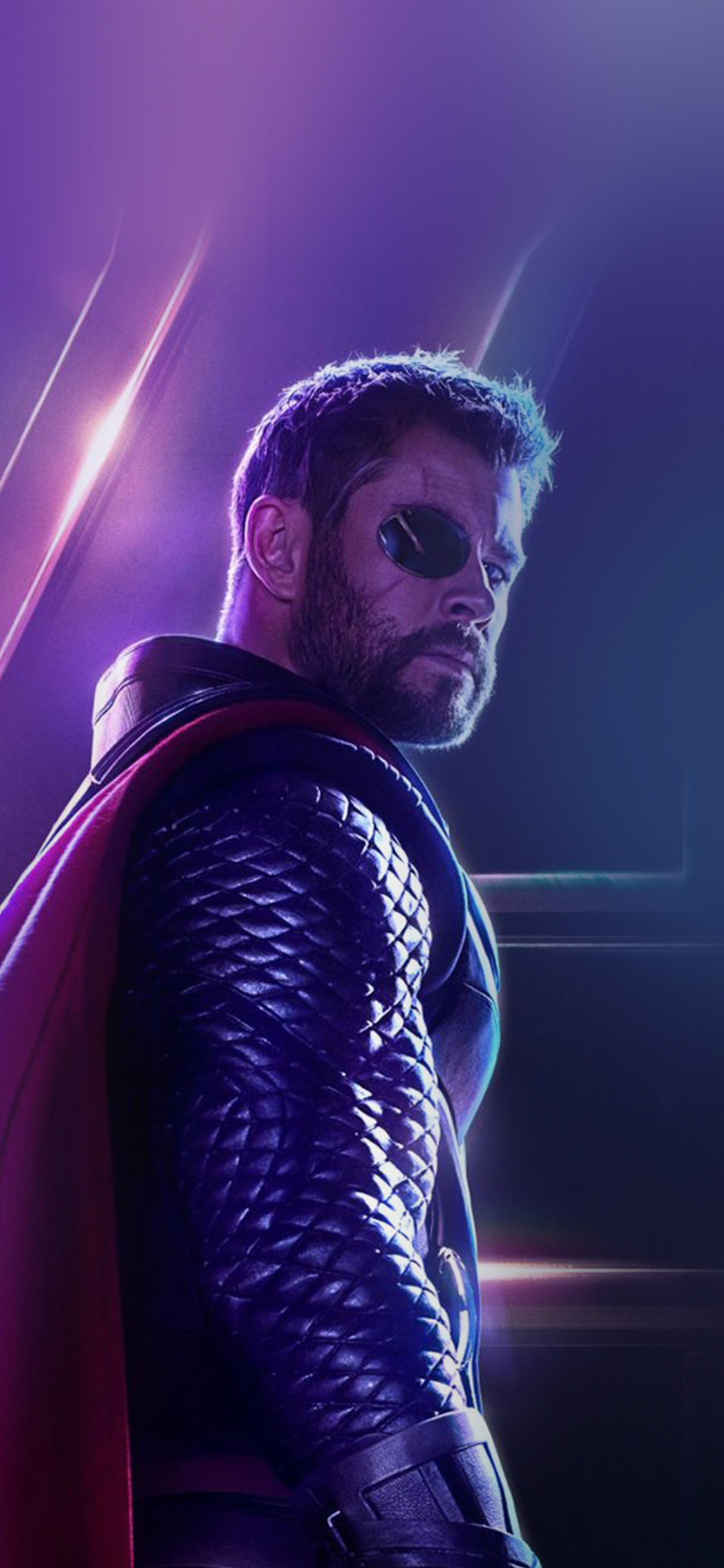 iPhone X wallpaper. thor chris avengers hero infinitywar film art marvel