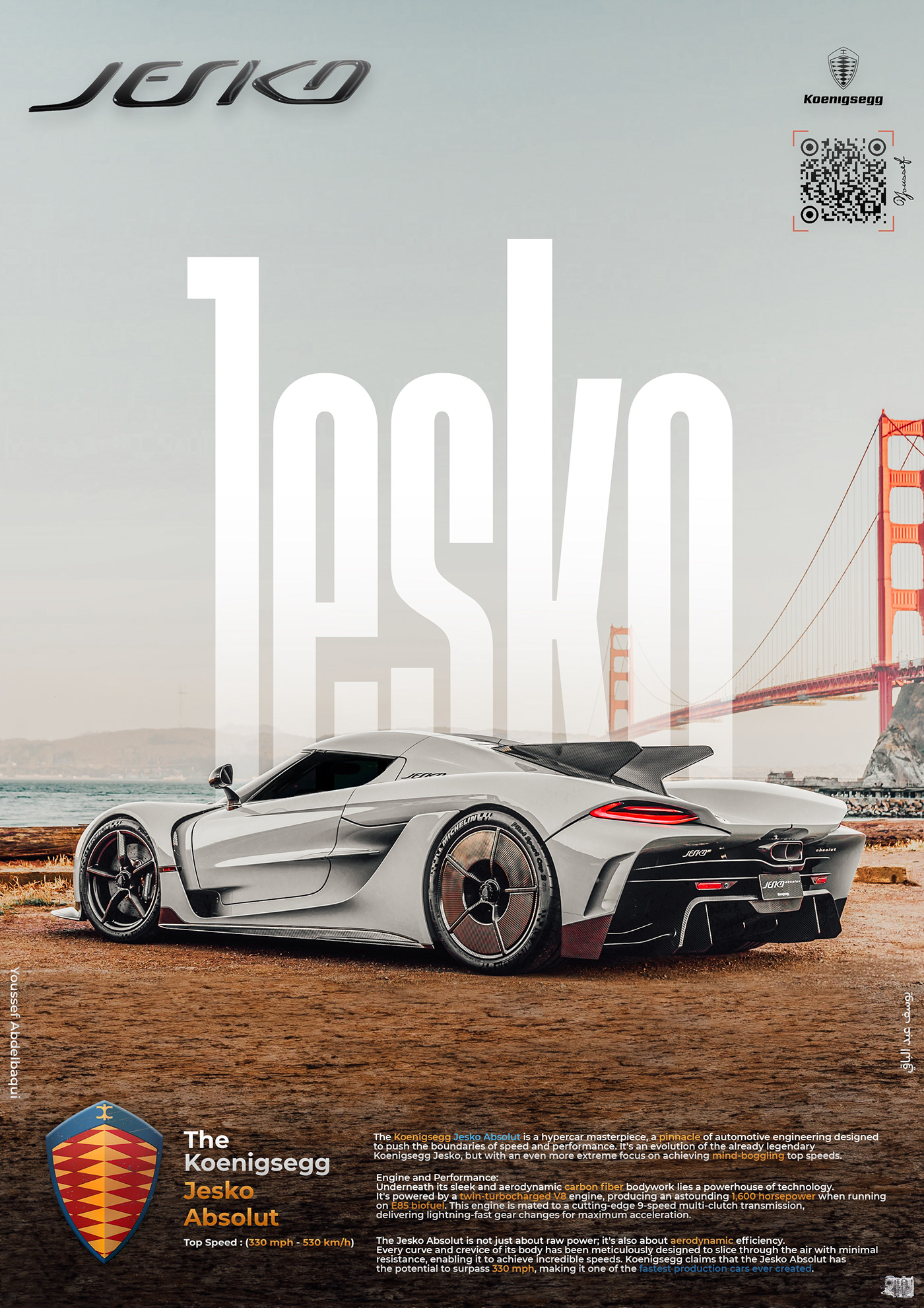 White Koenigsegg Jesko Absolut '20 - Behance