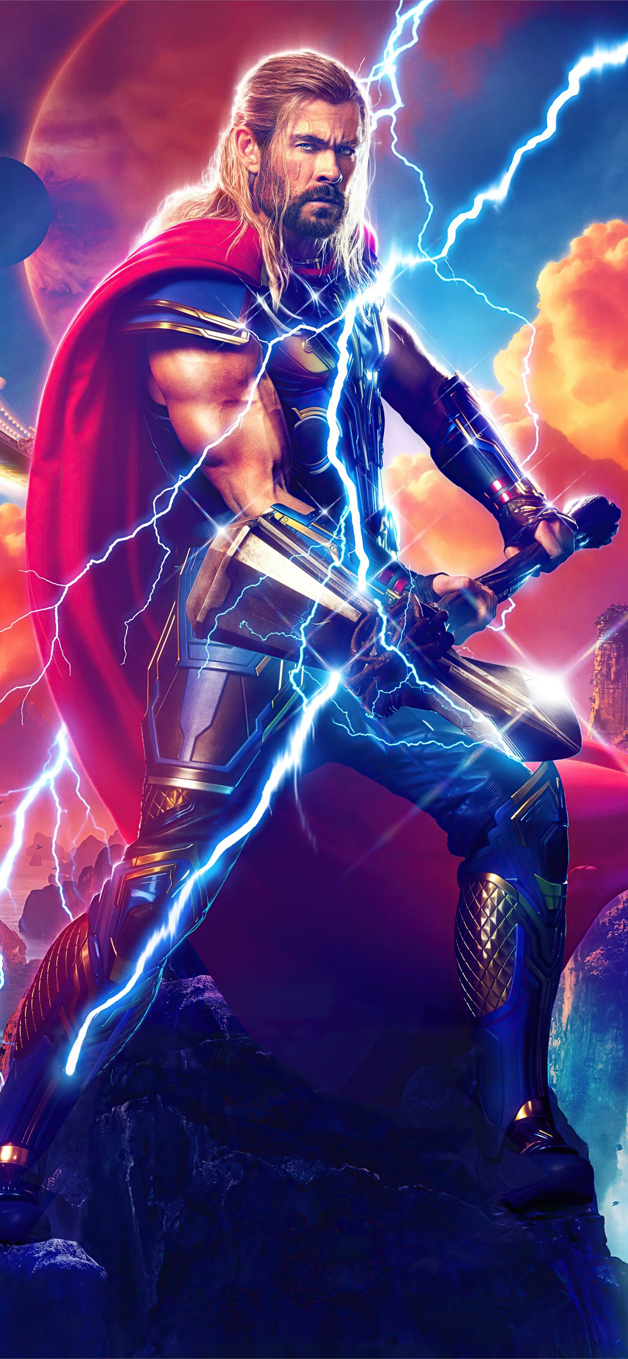 thor in love and thunder 5k iPhone Wallpaper Free Download