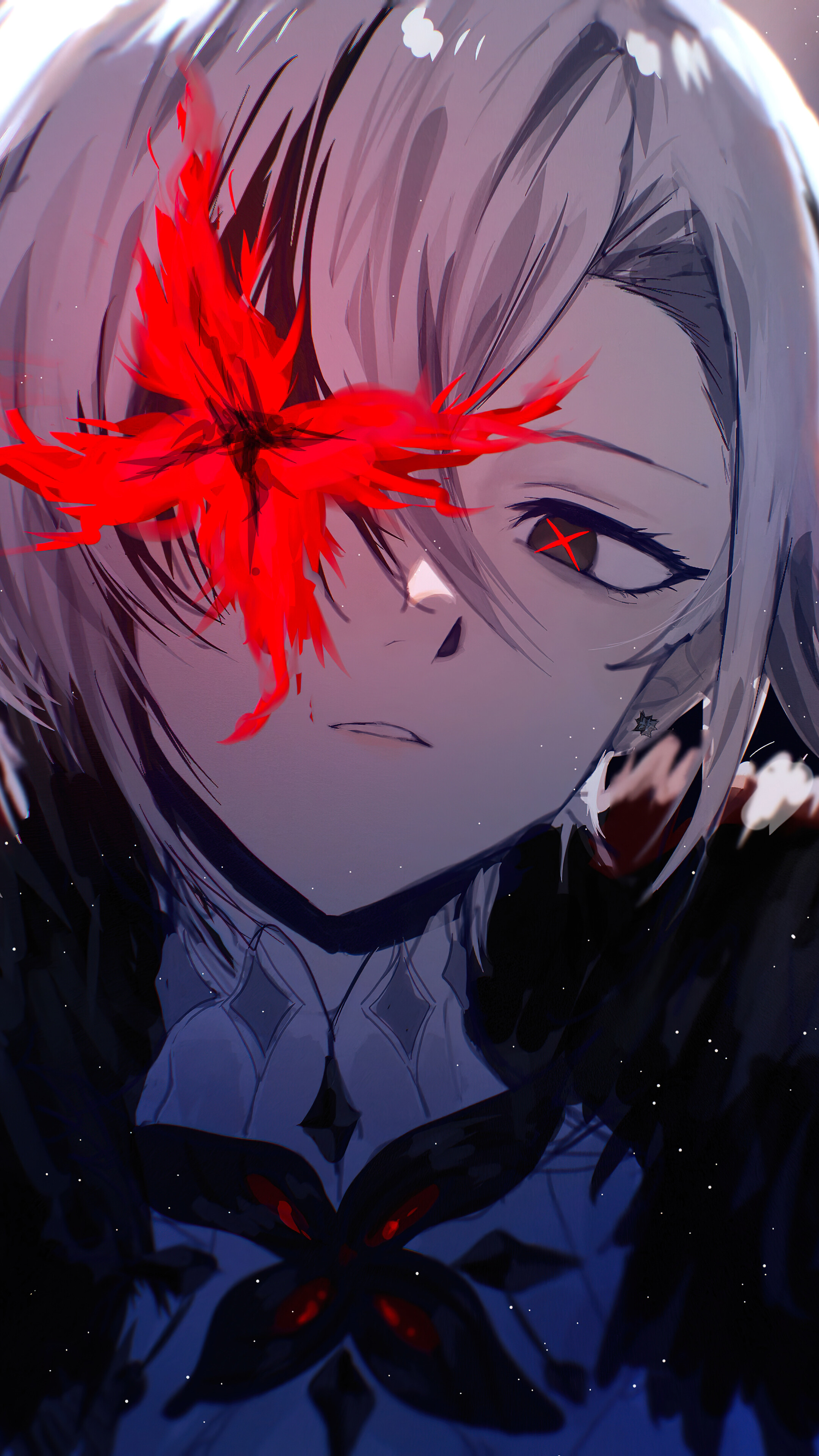 Arlecchino Genshin Impact 4K Art Wallpaper iPhone HD Phone h