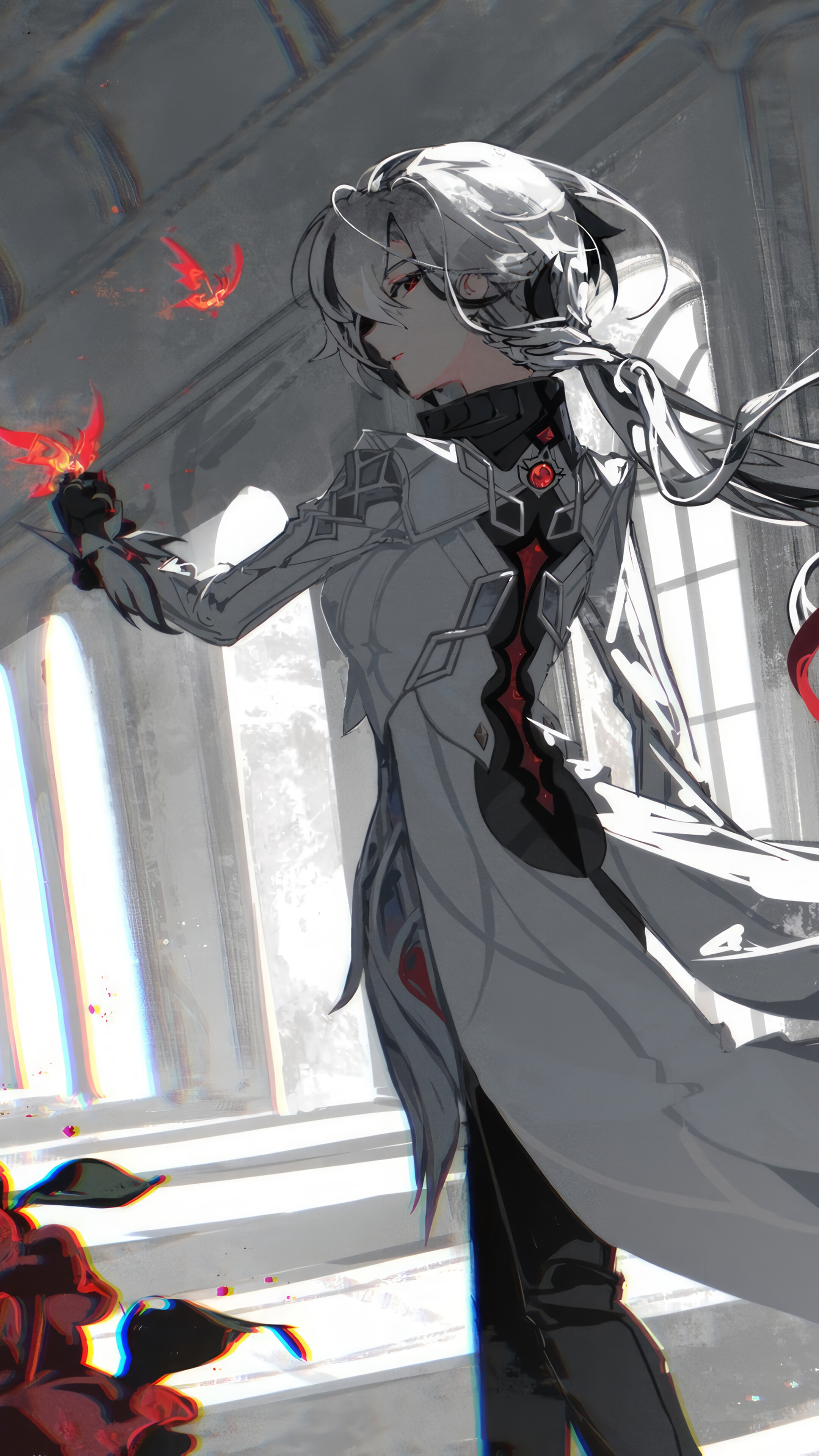 Arlecchino Genshin Impact Game 4K Wallpaper iPhone HD Phone a