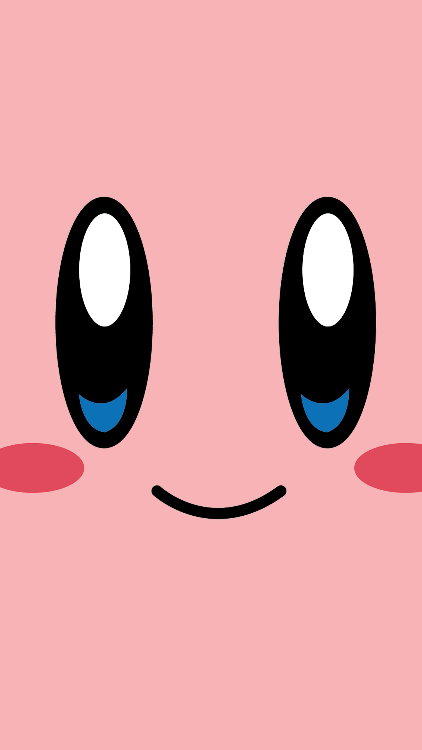 Kirby Wallpaper 4K, Kawaii face, Pastel background