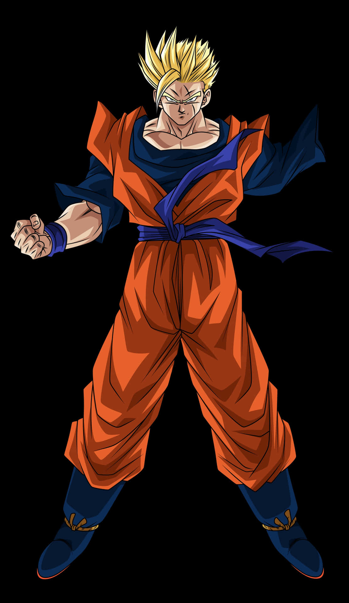 Download Future Gohan Super Saiyan Stance Wallpaper