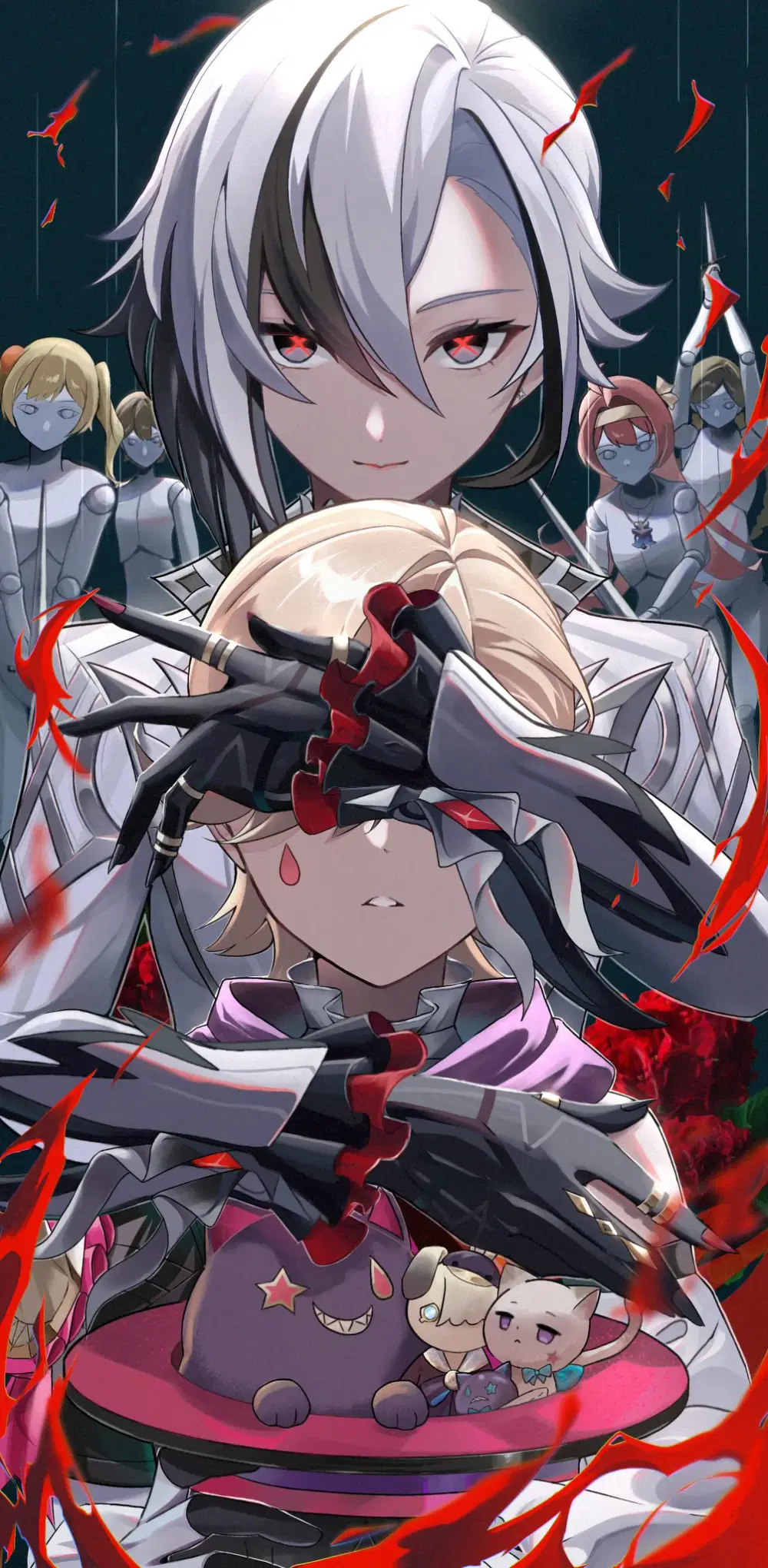 Arlecchino Wallpaper mobile Genshin Impact