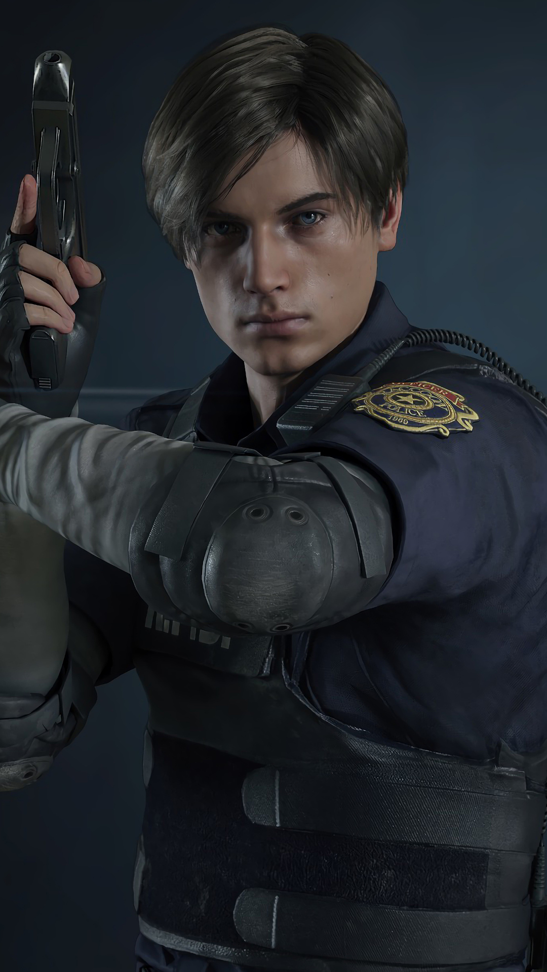 Download Resident Evil 2 Leon Scott Kennedy, Resident evil, Evil, Leon, Scott, Kennedy Wallpaper in 1080x1920 Resolution