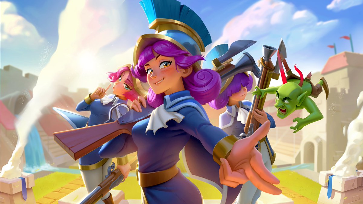 Three Musketeers Wallpaper drop