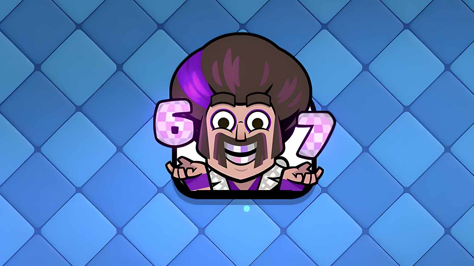 Clash Royale Disco King Emote Desktop Wallpaper