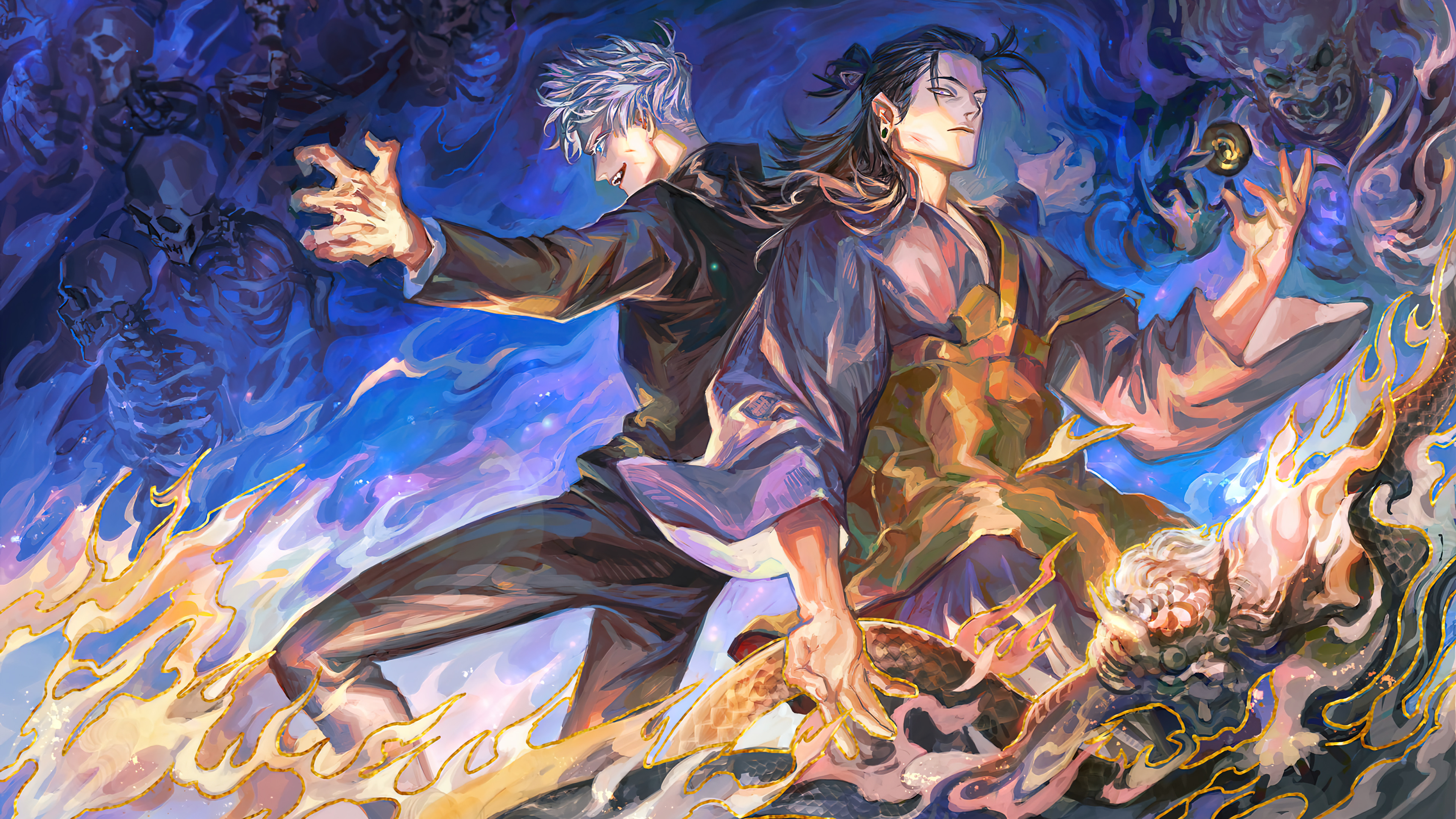 Satoru Gojo Suguru Geto Wallpaper 4K PC Desktop e