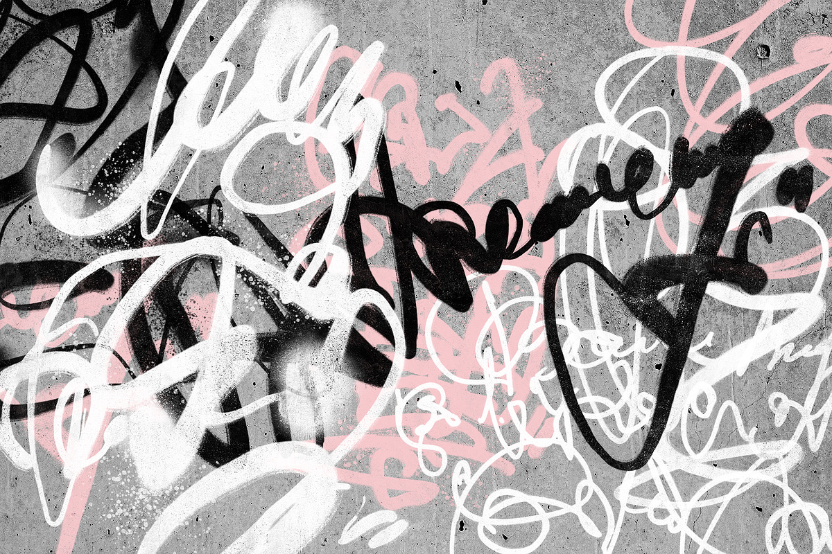 Y2K Graffiti, Scribble and Grunge Ink