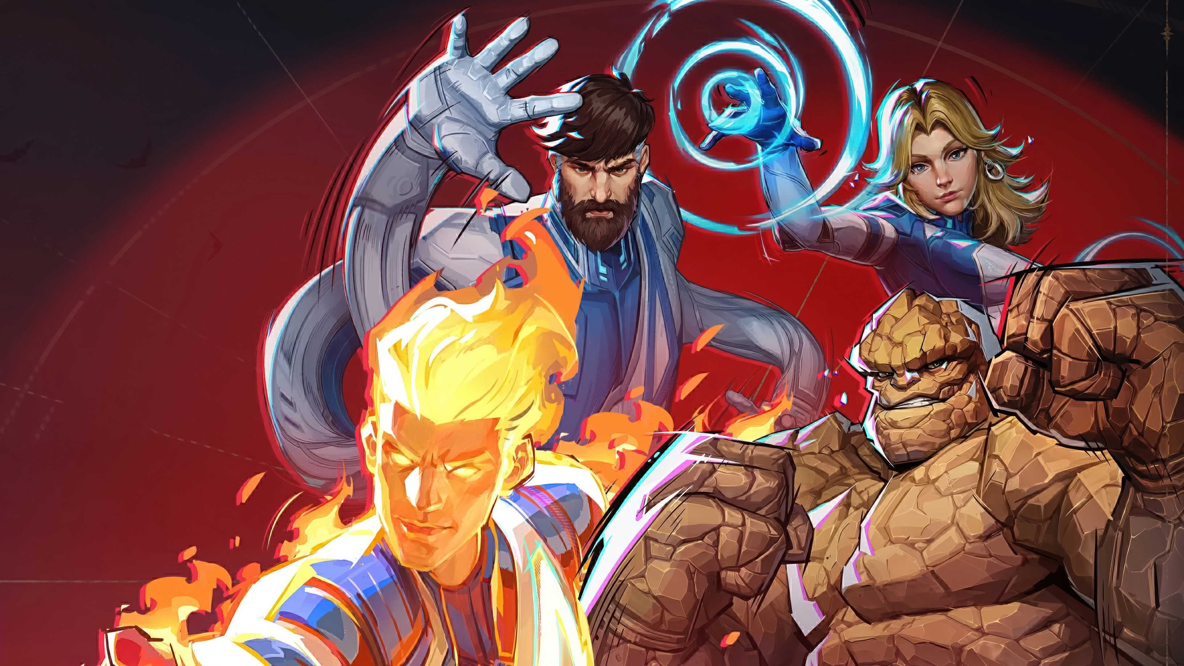 Fantastic 4 Marvel Rivals Wallpaper 4K HD PC