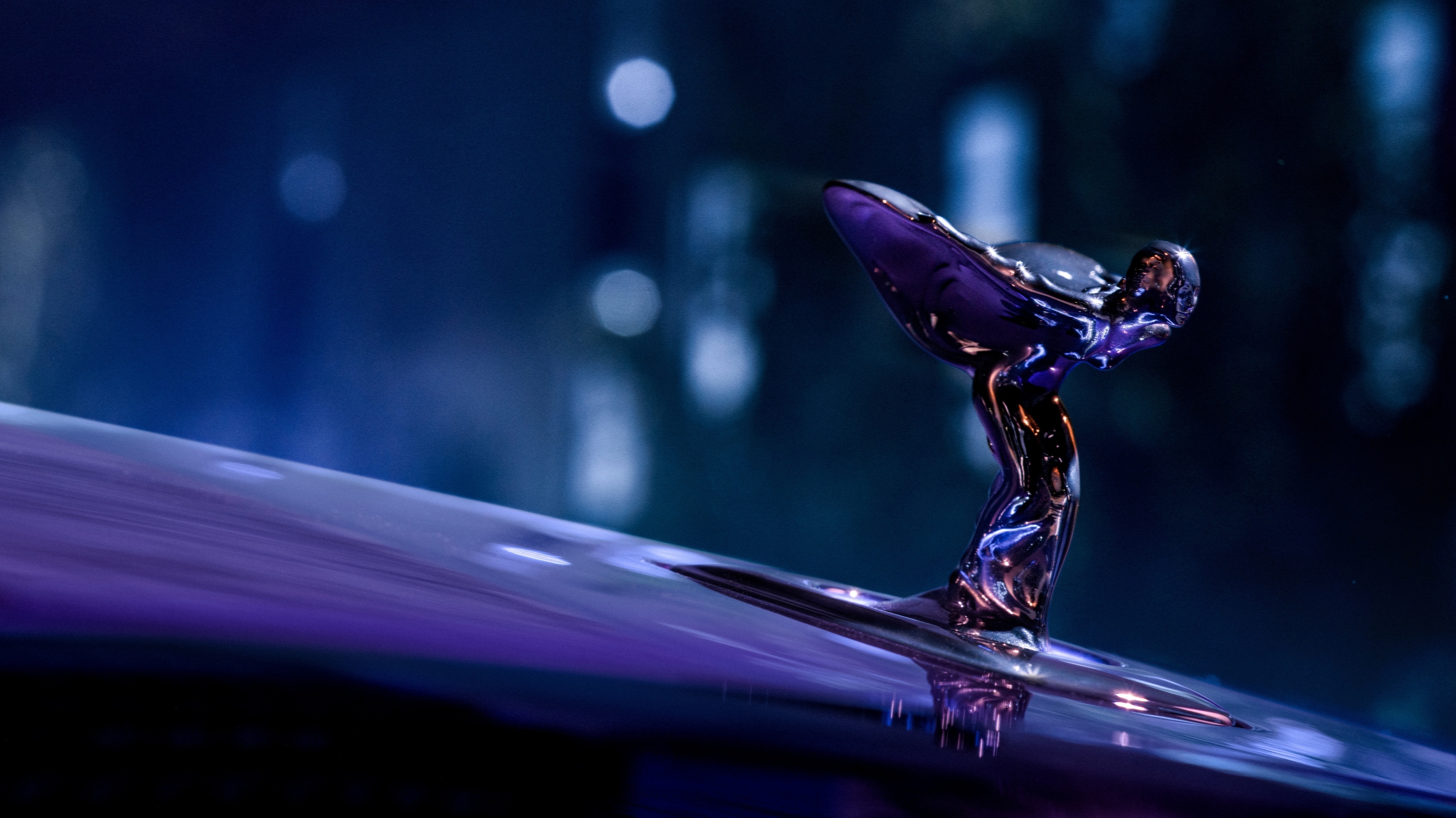 Rolls Royce Black Logo Emblem Purple Popular 8K HDR Desktop Wallpaper Background Image For Apple MacBook Air MacBook Pro IMac Windows PC And Linux Computers 4K High Resolution