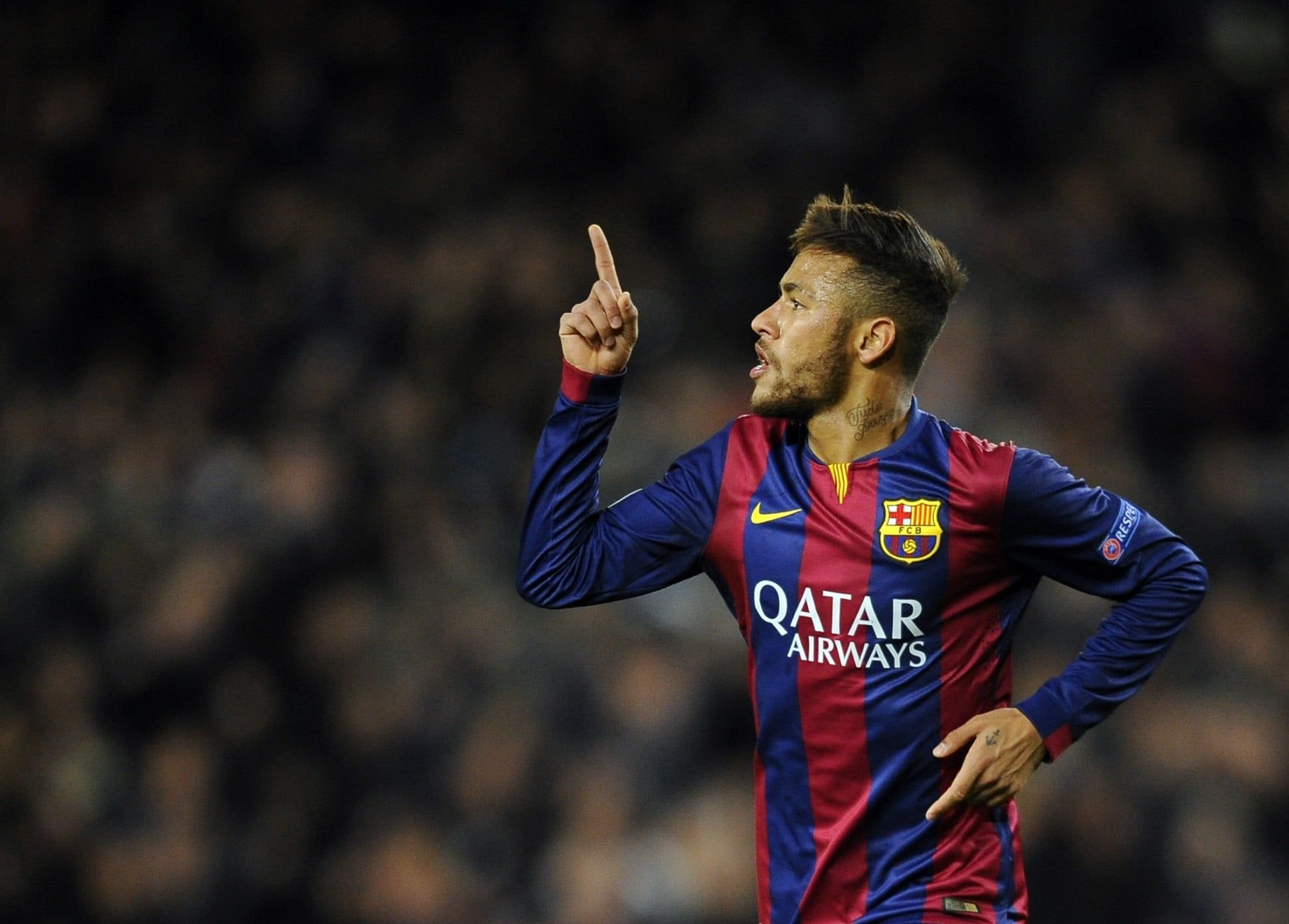 HD wallpaper: Neymar Junior, barcelona, football, sport, men, competitive Sport
