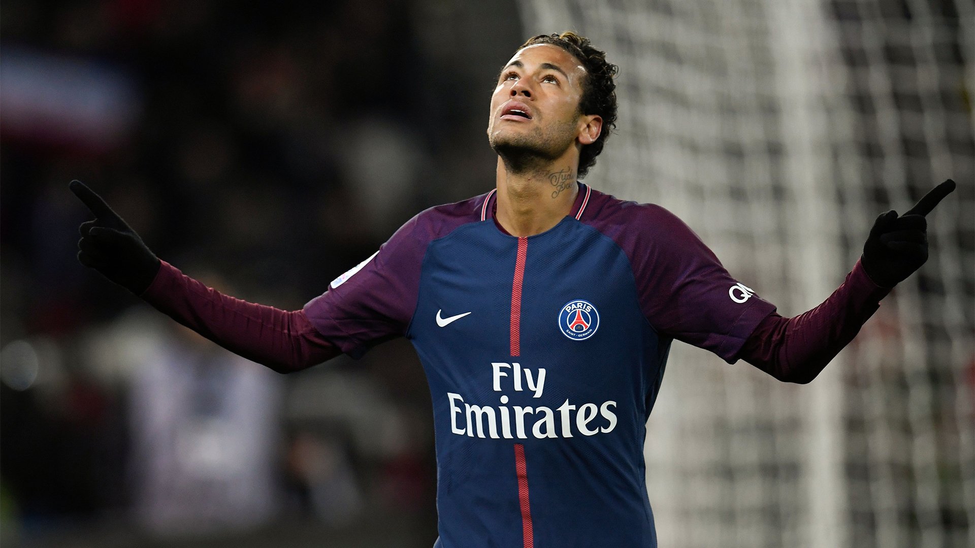 Neymar in Action: Brazilian Soccer Star HD Sports Wallpaper