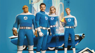 Fantastic 4: First Steps Movie Poster 4K Wallpaper iPhone HD Phone