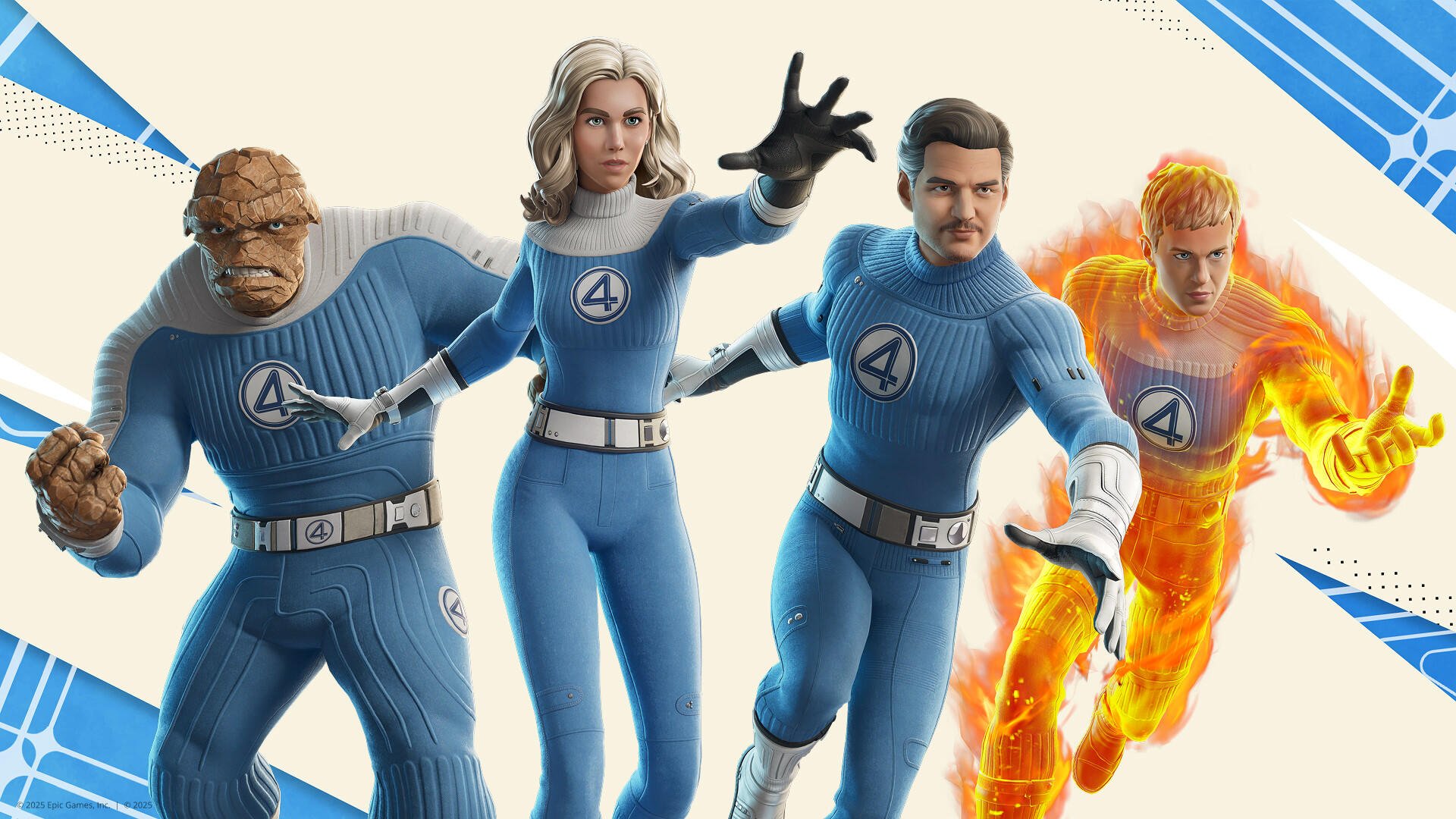 Fortnite x Fantastic Four 2025. HD Epic Wallpaper