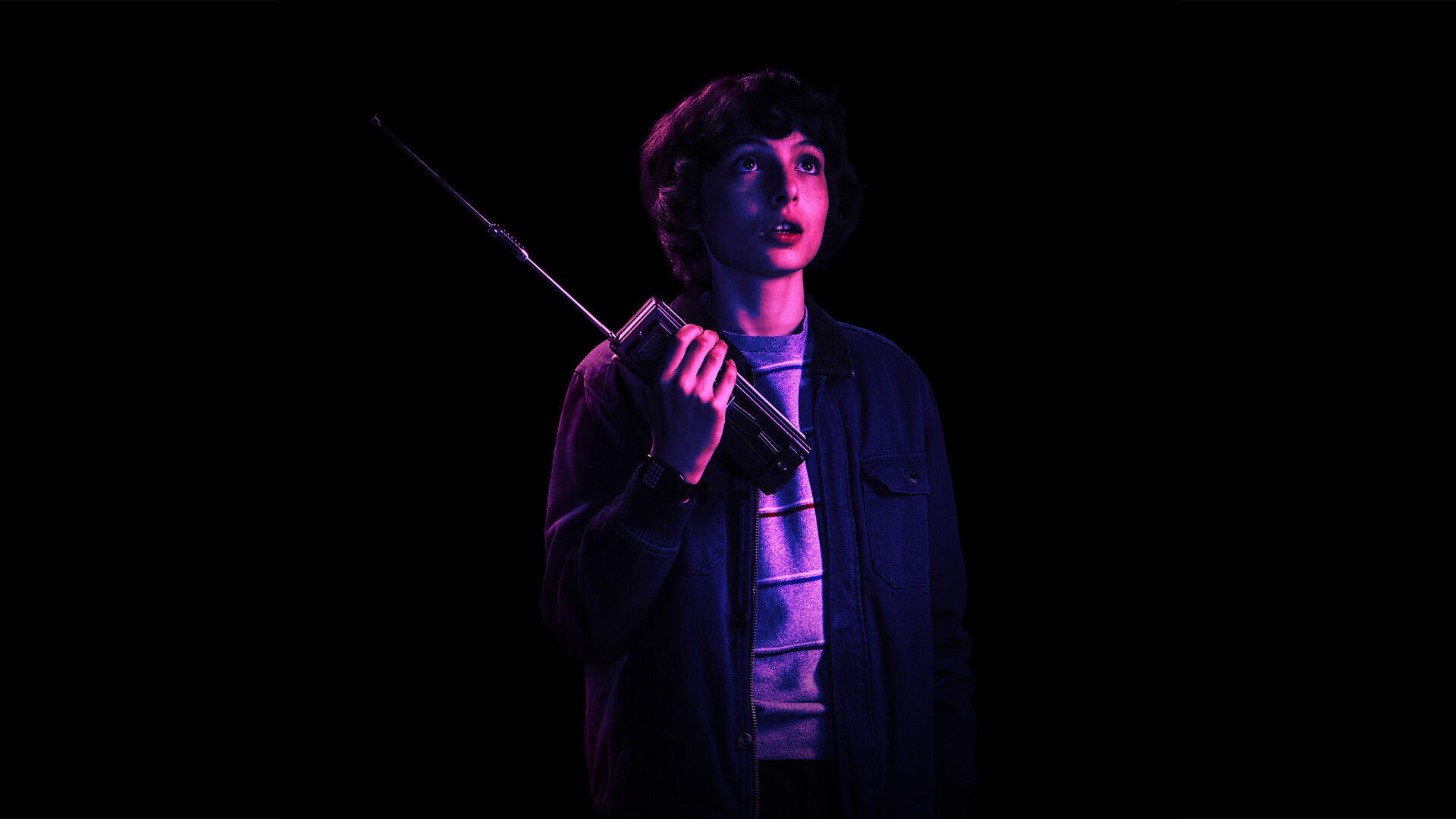 Stranger Things HD Wallpaper: Mike Wheeler in the Spotlight
