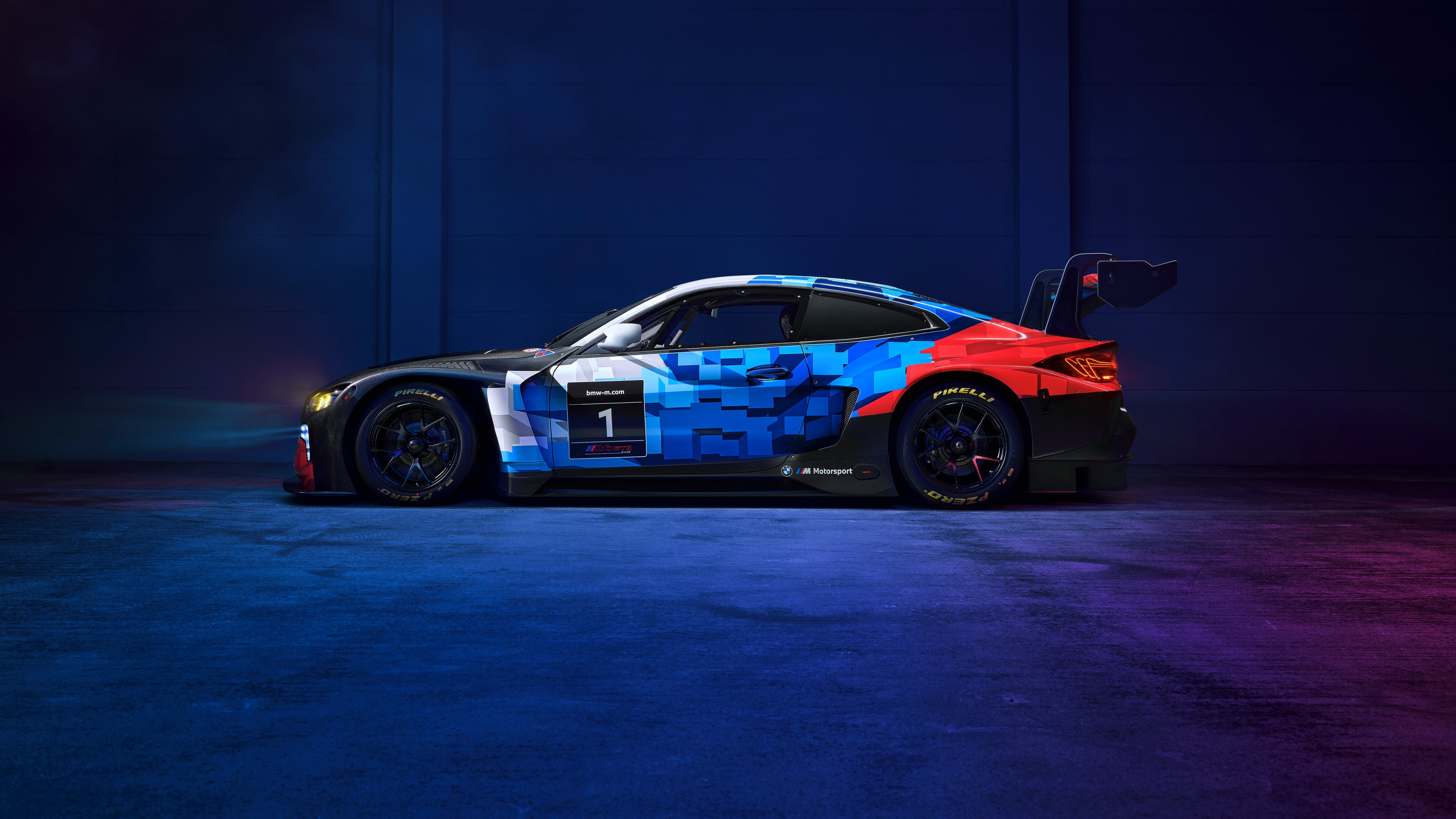 BMW M4 GT3 EVO Side 5K Wallpaper Car Wallpaper