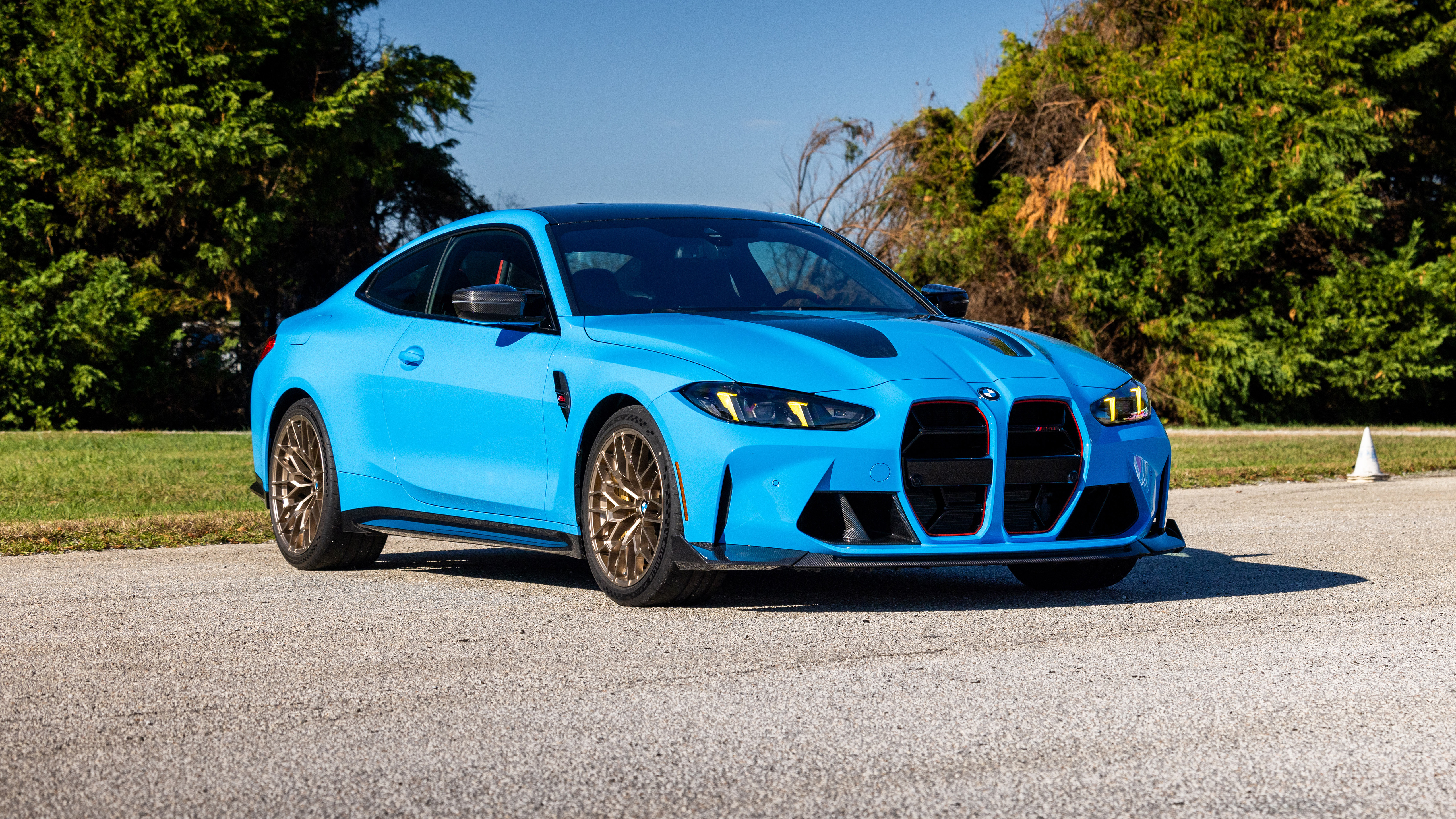 Blue 2025 BMW M4 CS Car 4K 5K HD Cars Wallpaper