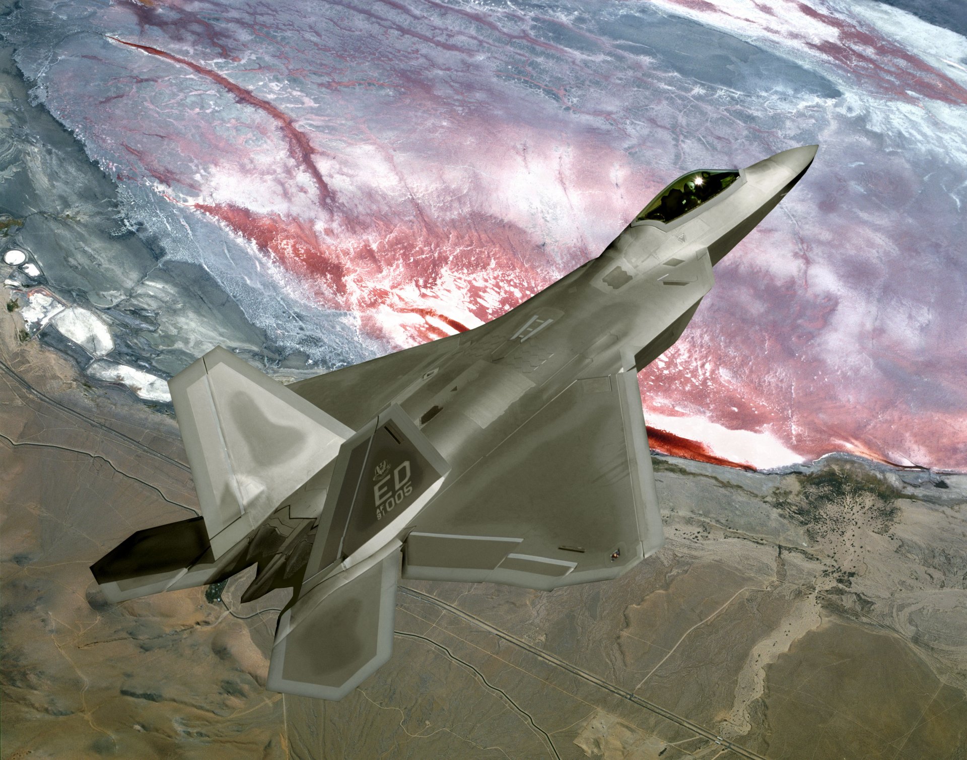 4K Ultra HD Wallpaper Of The Lockheed Martin F 22 Raptor