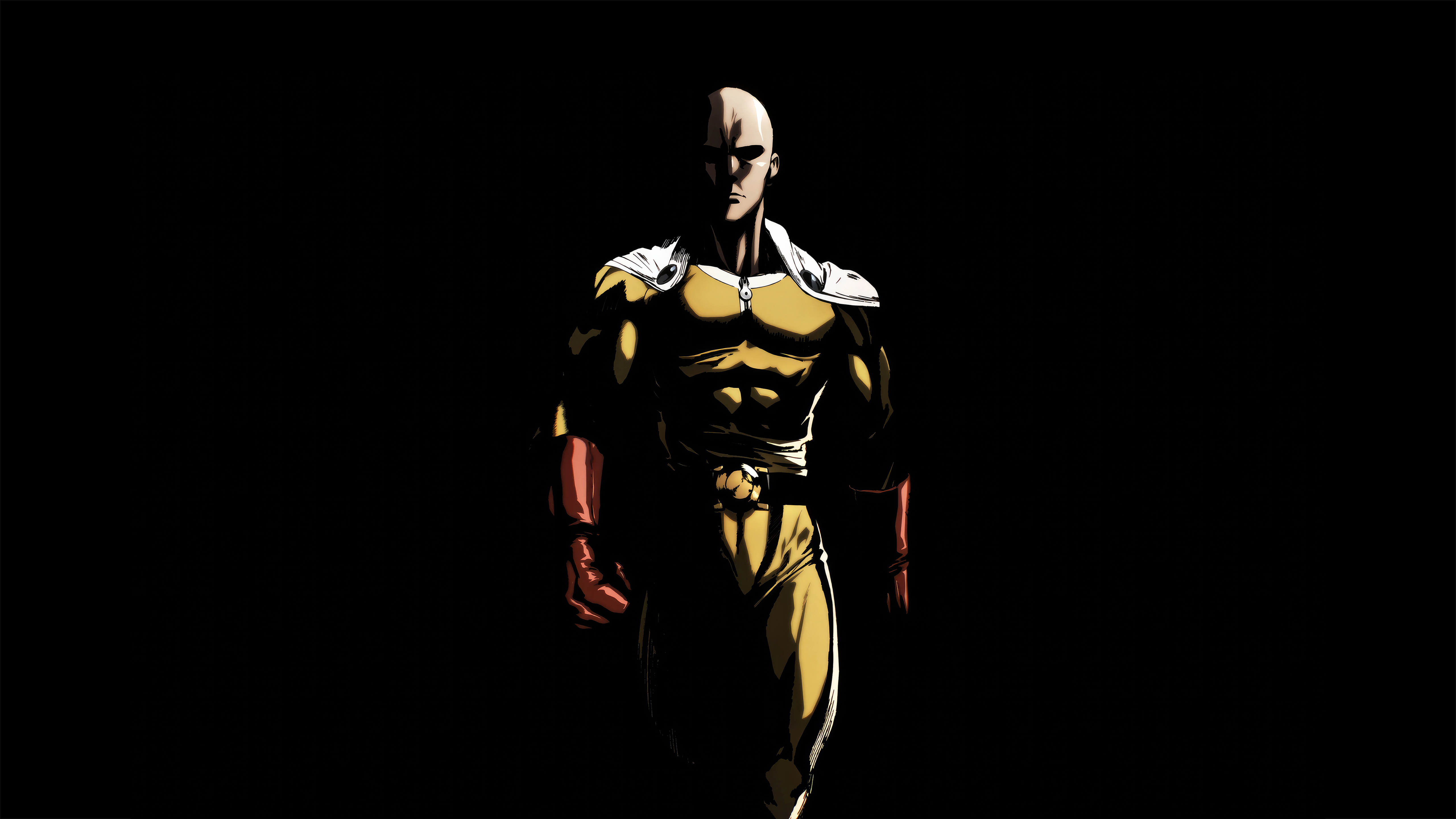 Saitama One Punch Man Oled 5k Wallpaper, HD Anime Wallpaper, 4k Wallpaper Image, Background, Photos and Picture