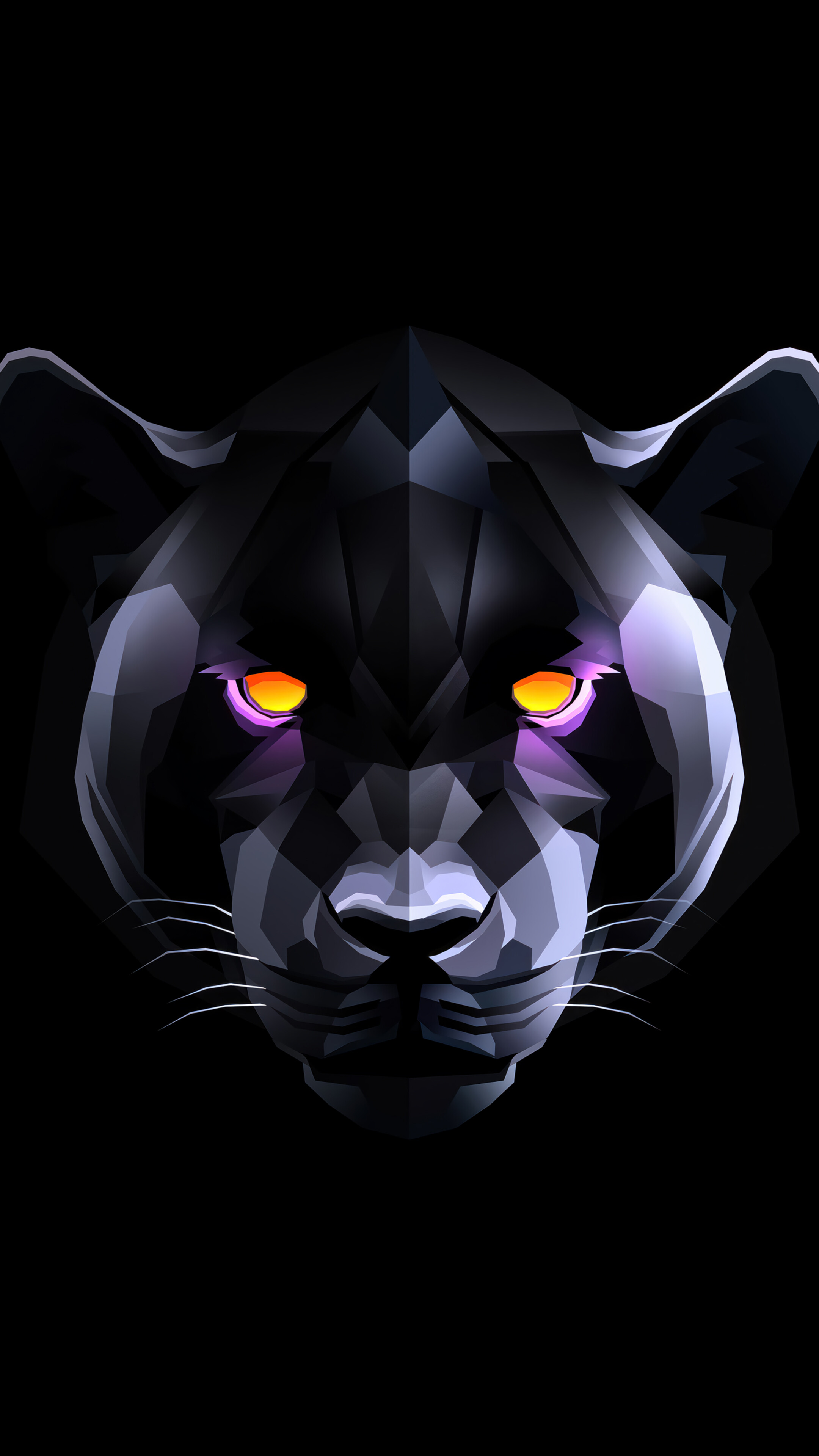 Black Panther Black Abstract Digital Art Wallpaper 4K HD PC i