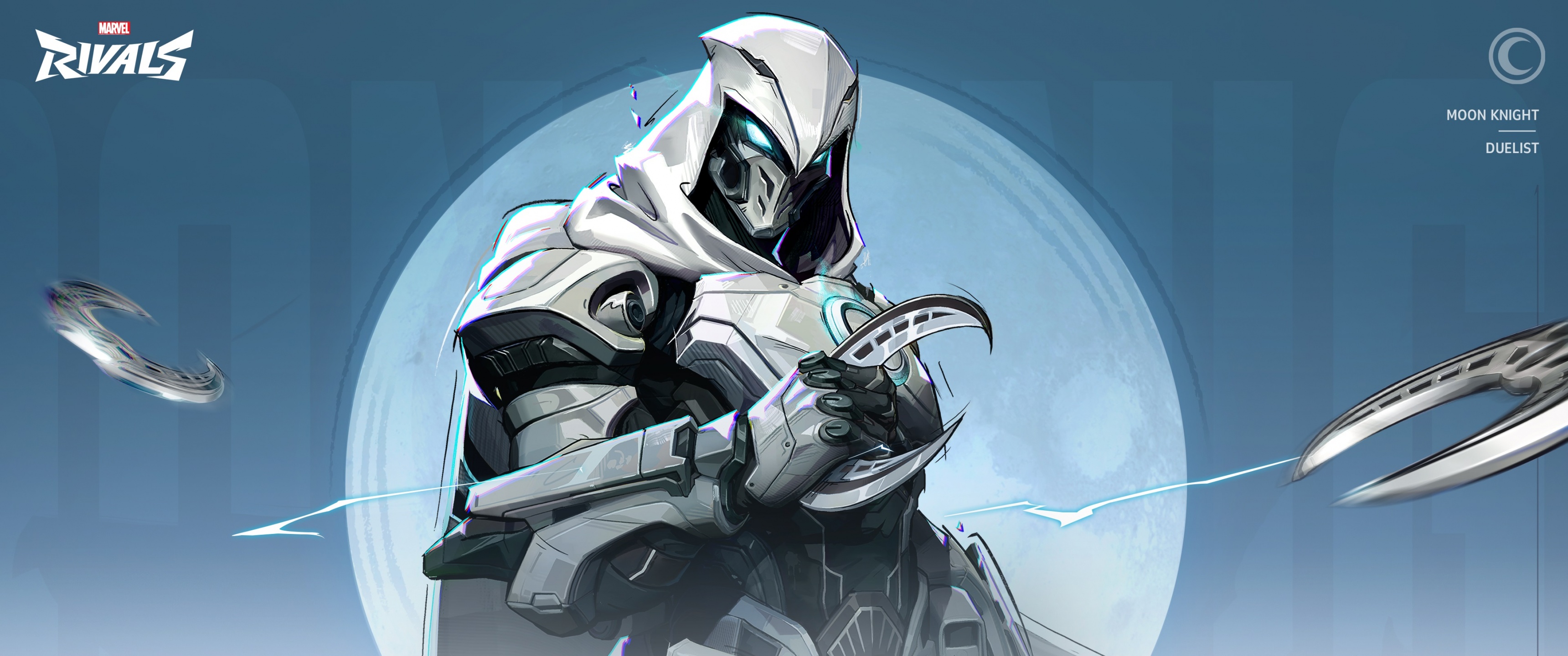 Moon Knight Wallpaper 4K, Dualist, Marvel Rivals