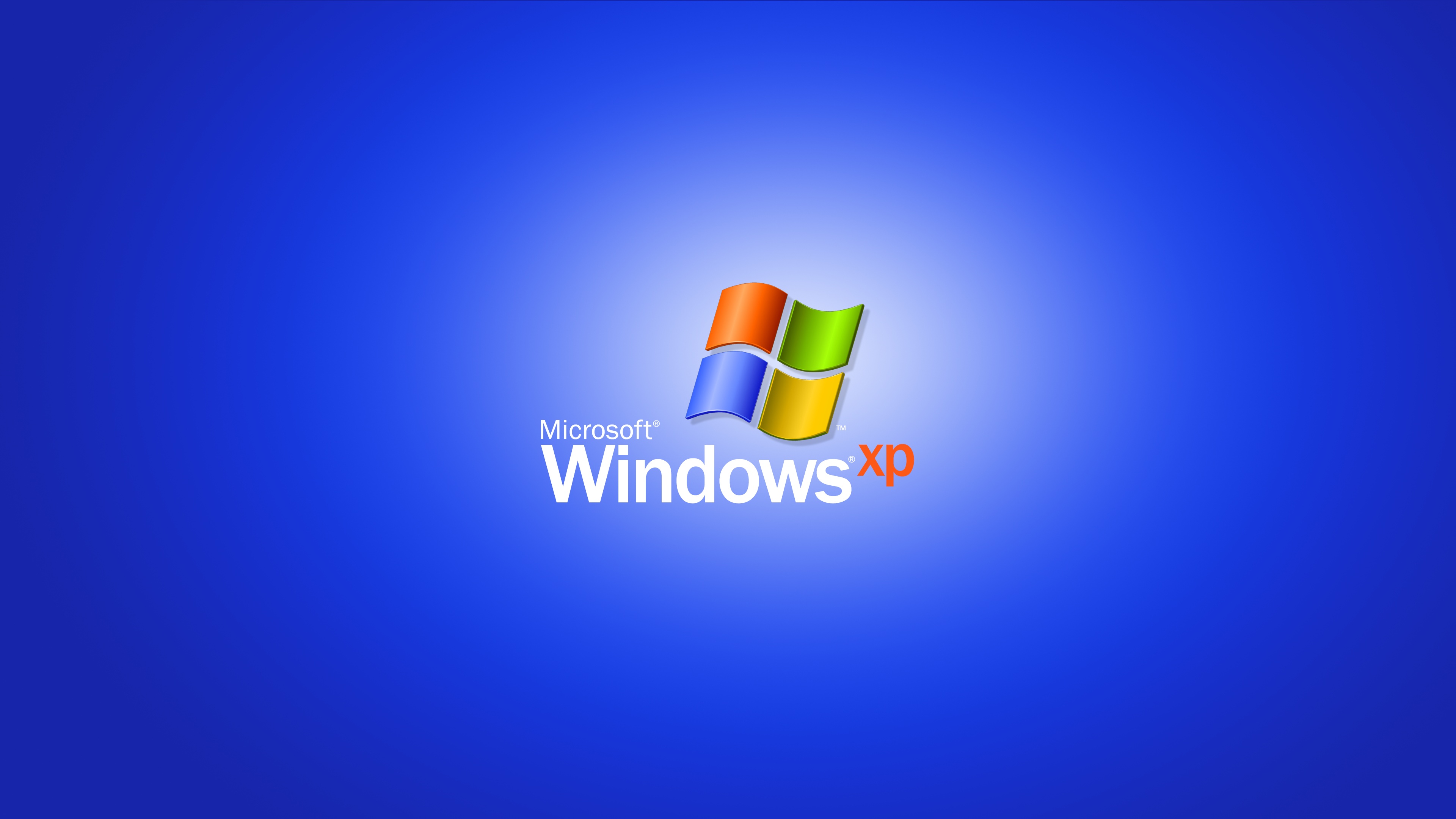 Wallpaper Blue, Background, Windows Xp For Mobile And Desktop, Section Hi Tech, Resolution 3840x2160