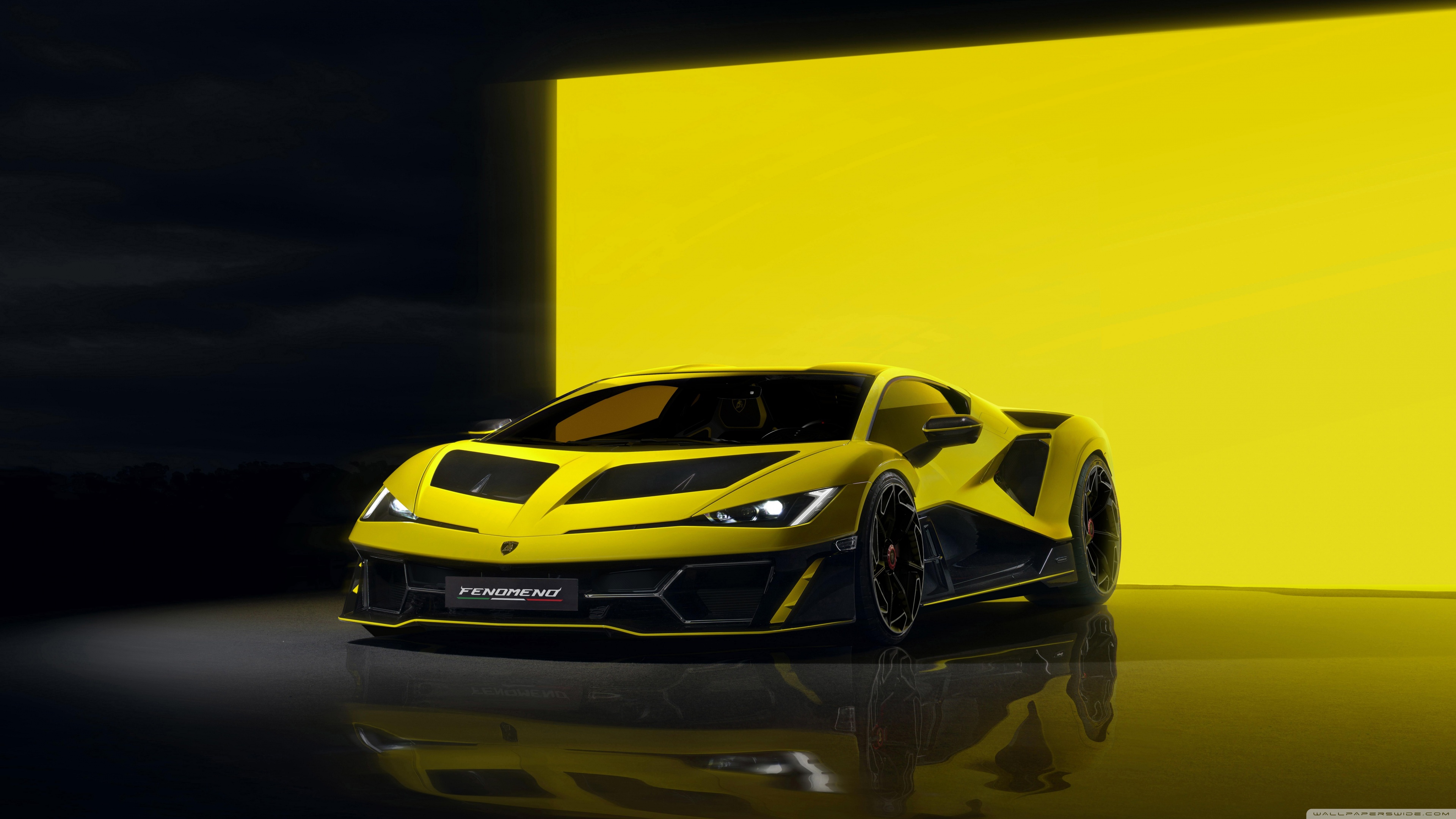 Lamborghini Fenomeno Hypercar 4K UHD Wallpaper for UltraHD Desktop and TV, Widescreen and UltraWide Display, Dual and Triple Monitor