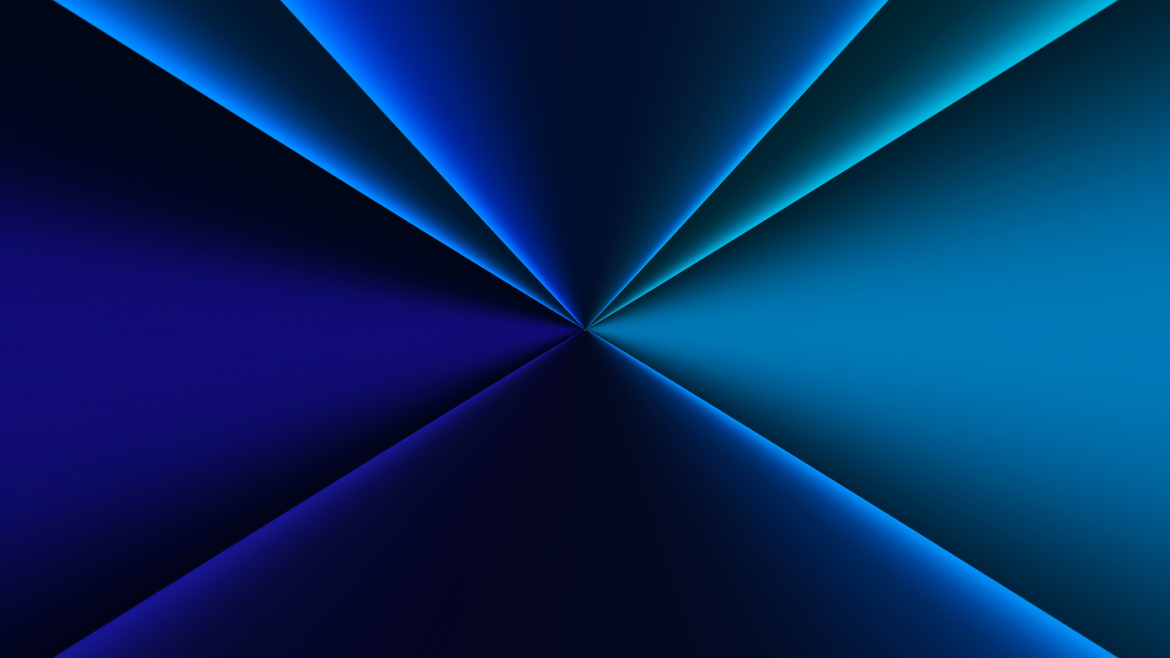 Blue Dark Light Formation 4K HD Abstract Wallpaper