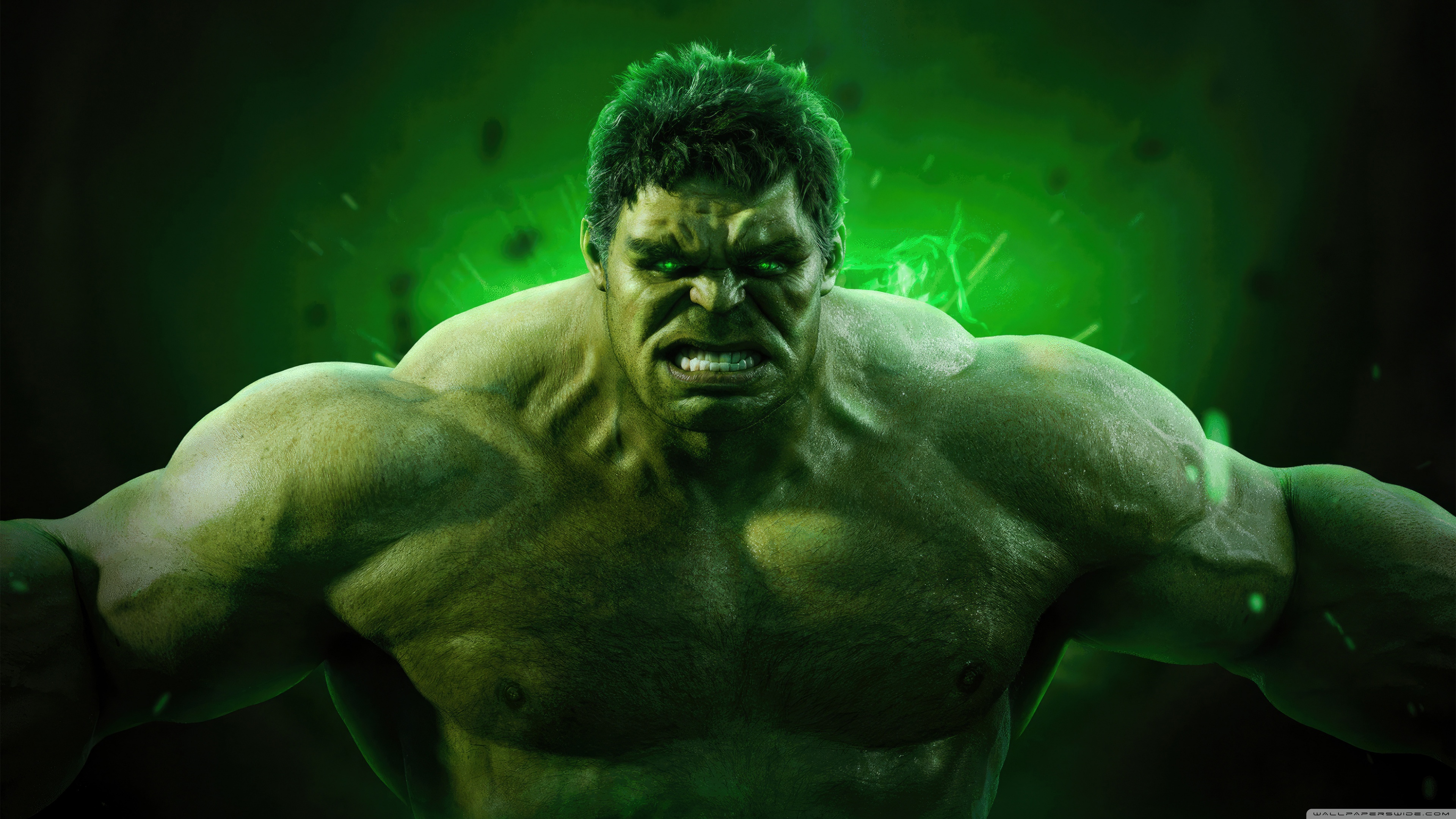 Green Hulk Superhero 4K UHD Wallpaper for UltraHD Desktop and TV, Widescreen and UltraWide Display, Smartphone and Tablet Devices