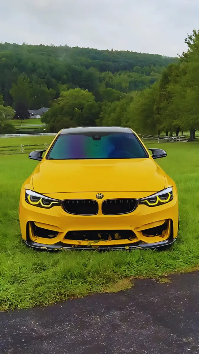 4k Beautiful BMW Wallpaper, Yellow BMW Wallpaper wallpaper