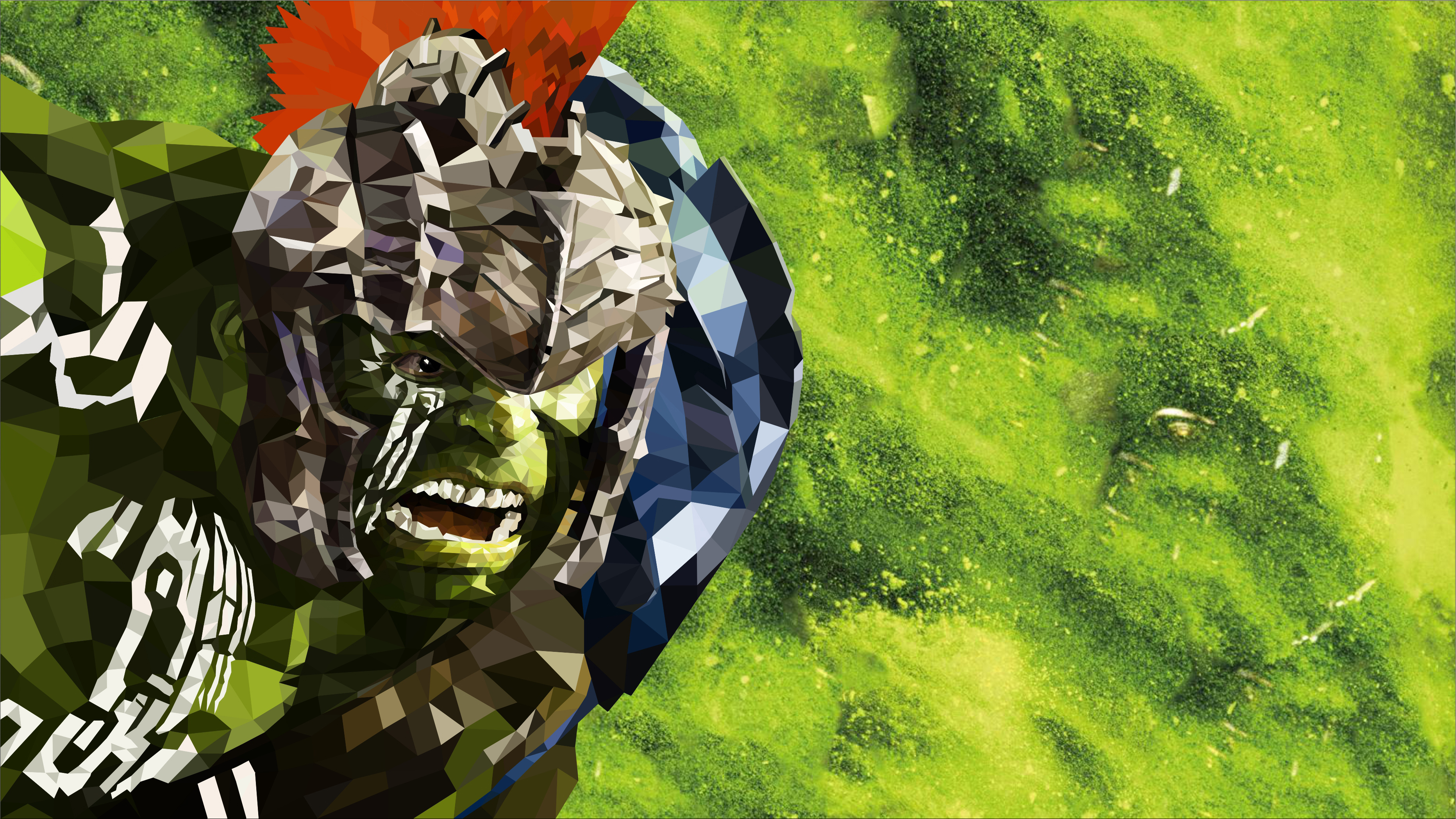 Low Poly Hulk Thor Ragnarok Wallpaper, HD Superheroes Wallpaper, 4k Wallpaper, Image, Background, Photos and Picture